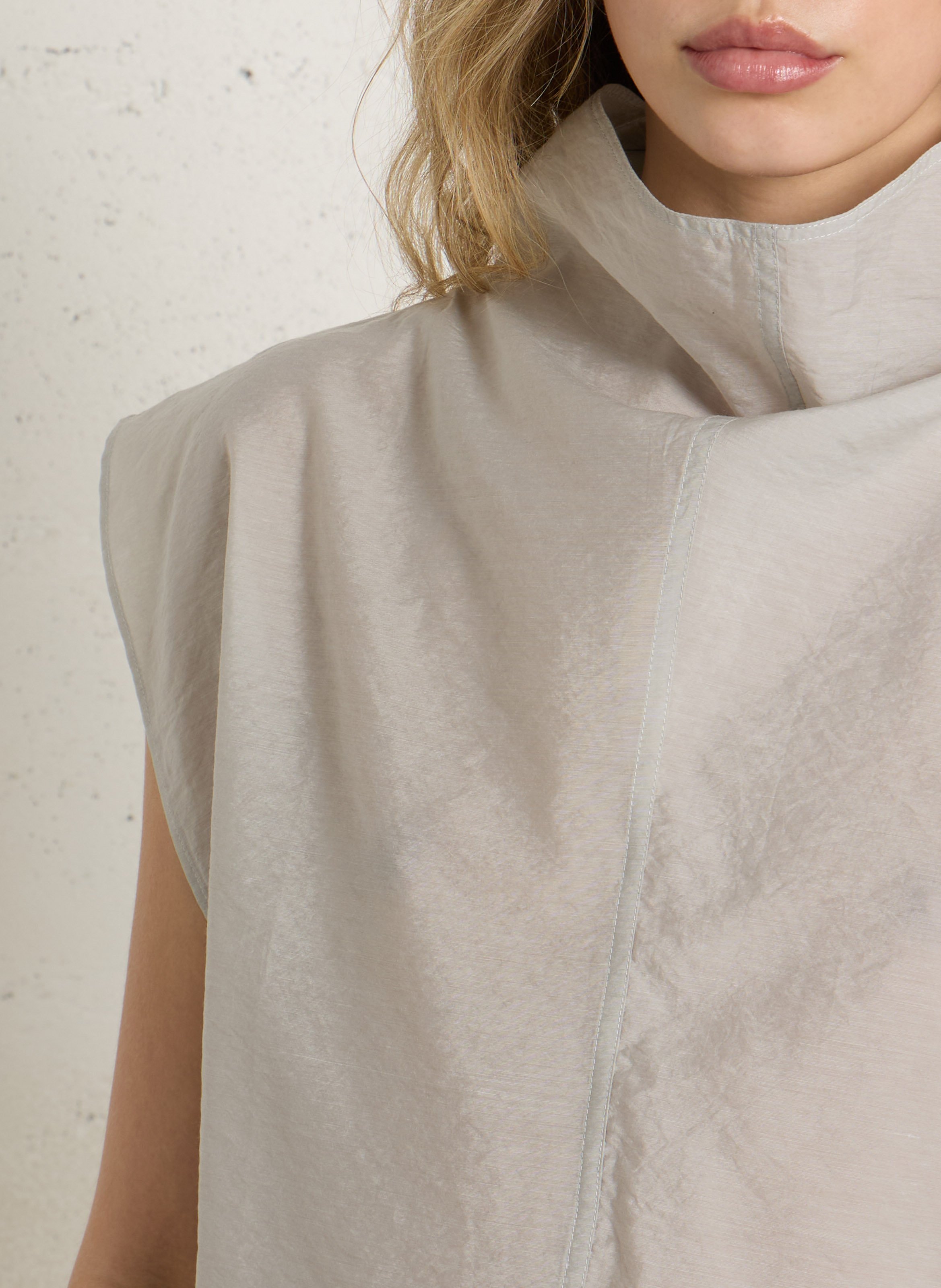 Top ample col montant izumi SOEUR Gris