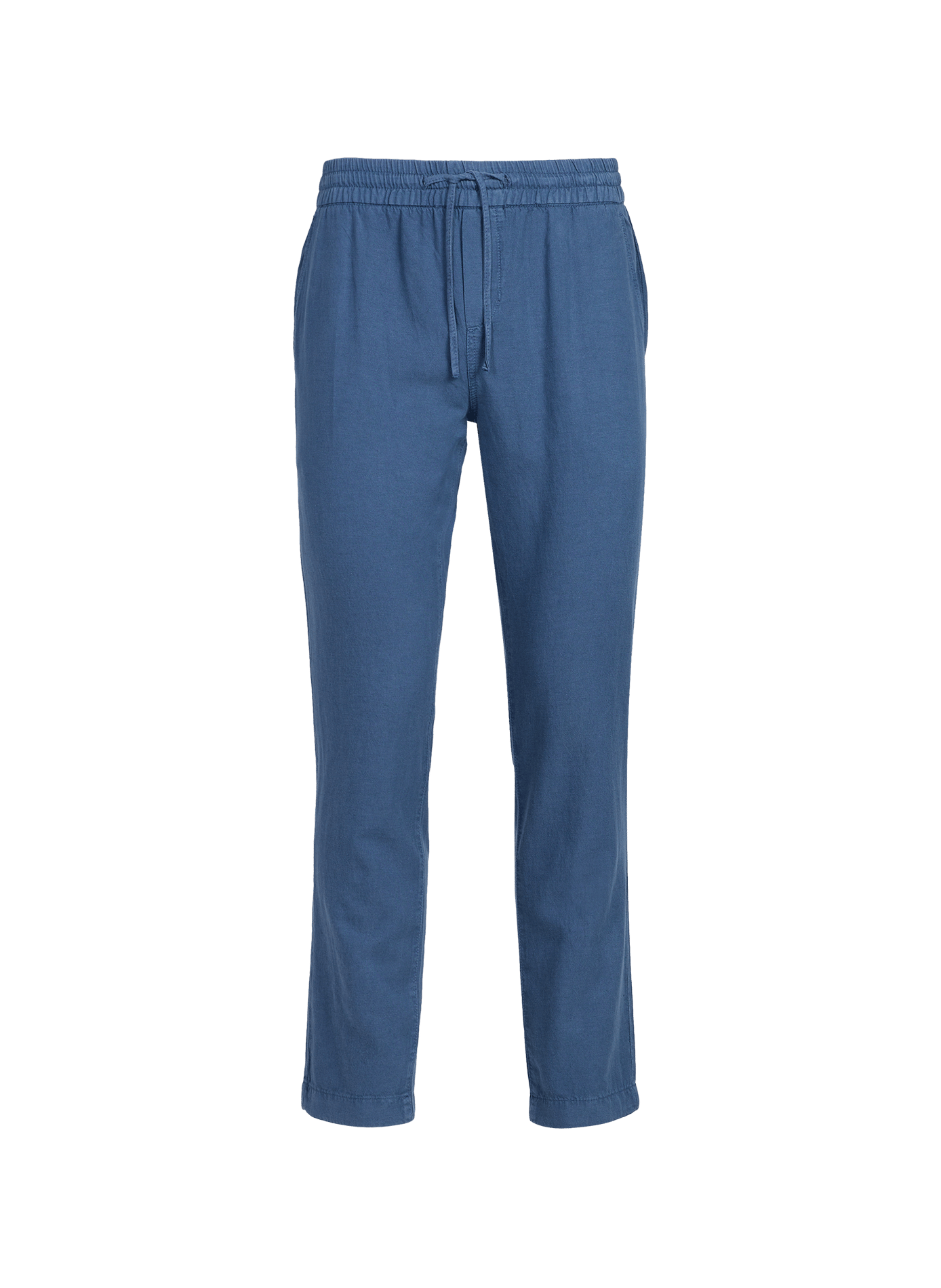 Dreuille cotton and linen blend trousers FAGUO Blue