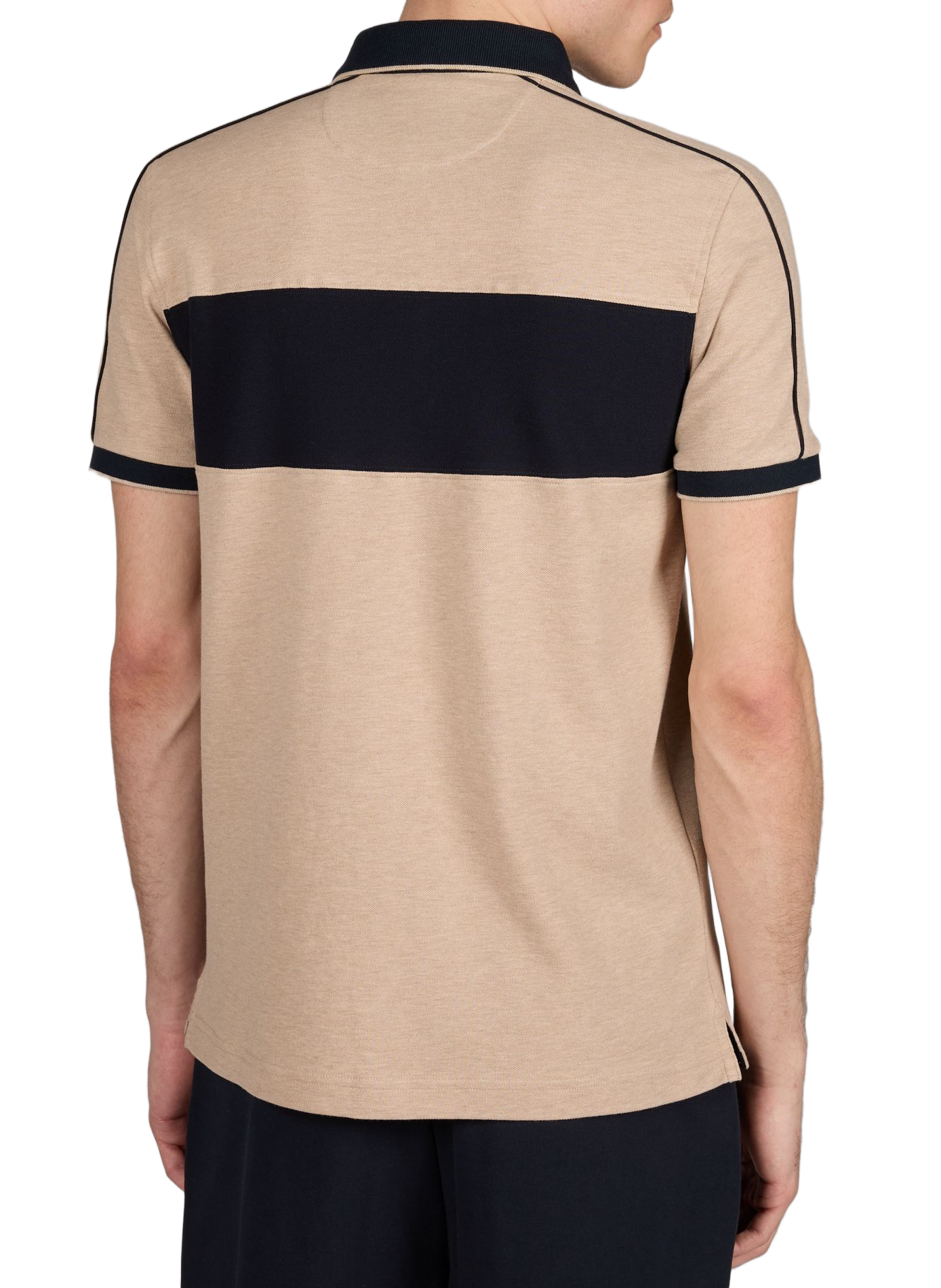 Polo manches courtes en coton  EDEN PARK Beige