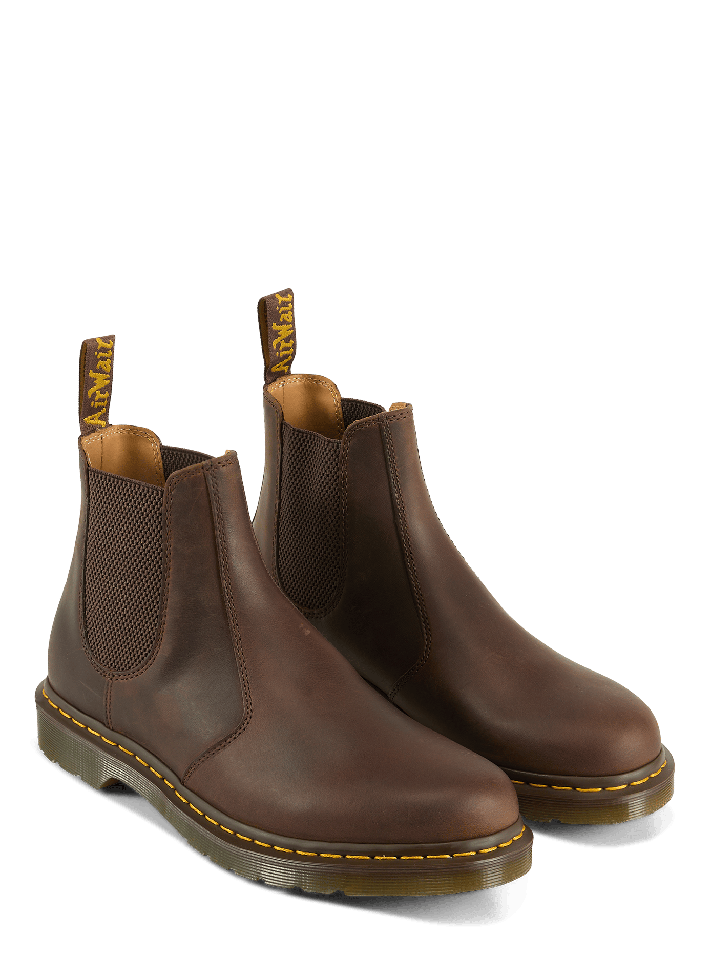 Chelsea boots 2976 in mixed leather DR. MARTENS Brown
