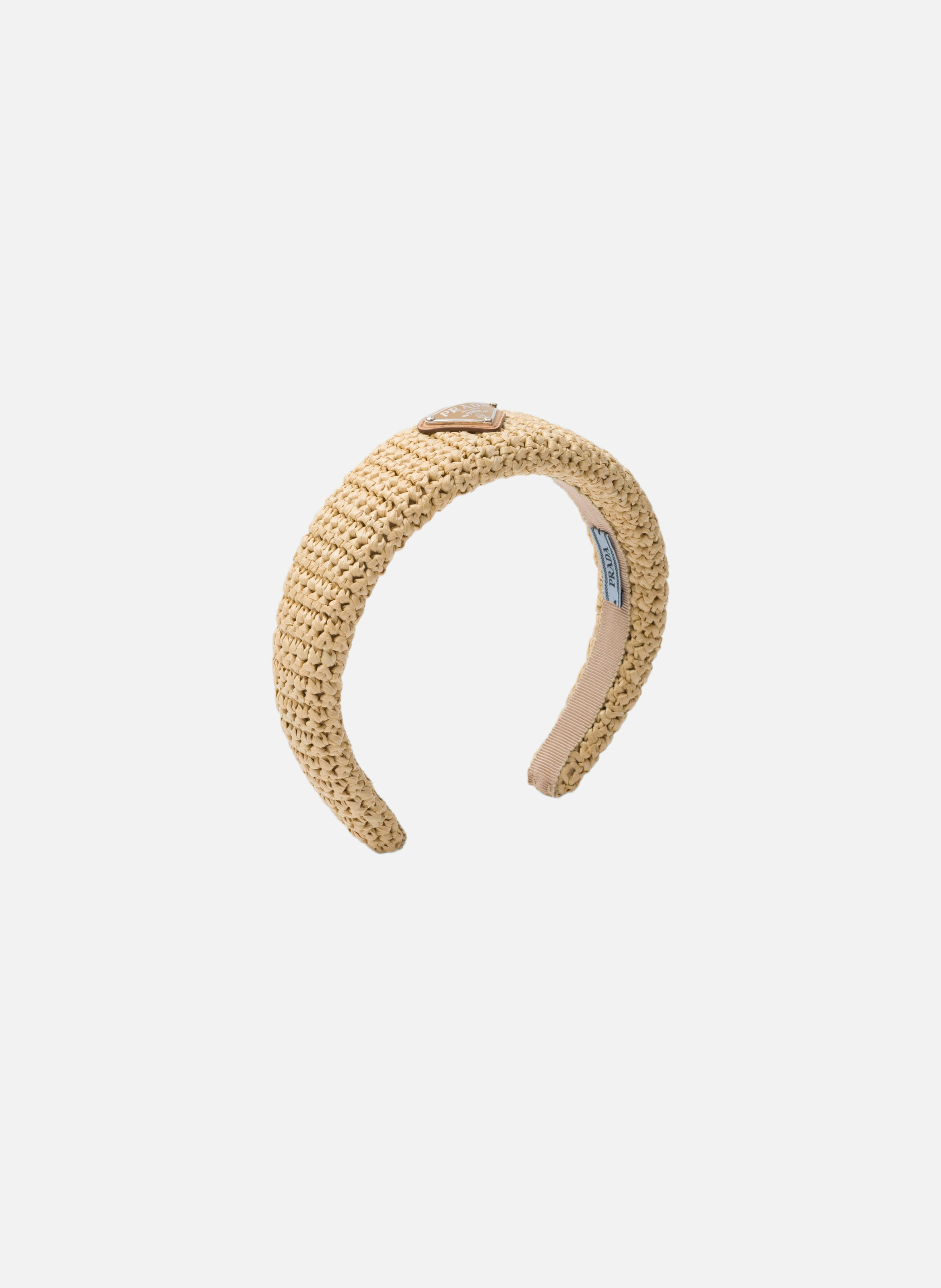 Bandeau en crochet PRADA Beige