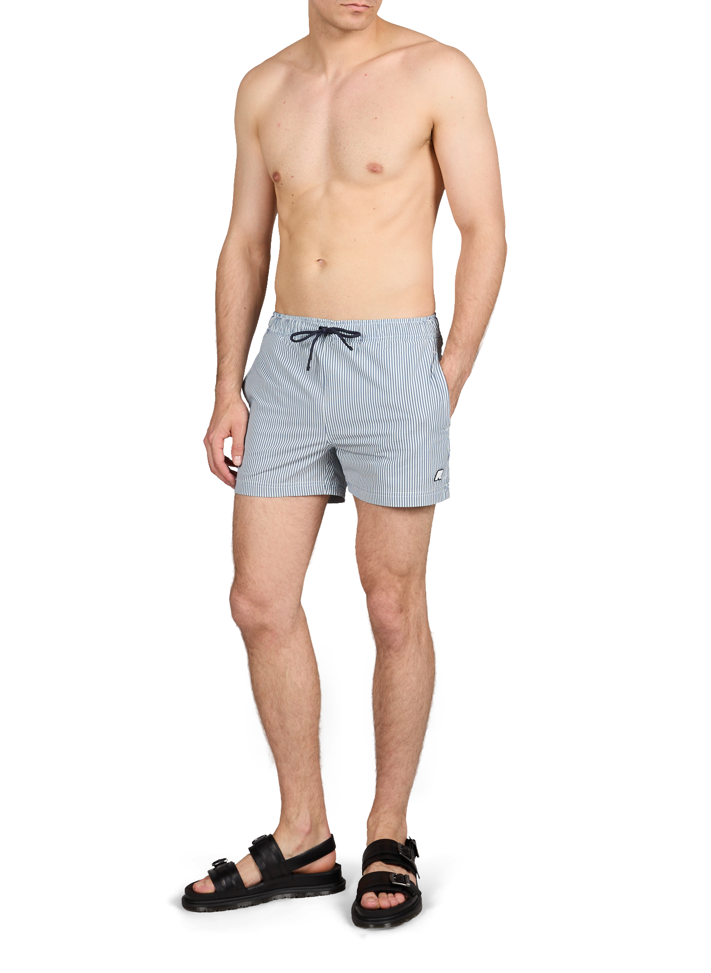 Striped Hazel swim shorts K-WAY Blue