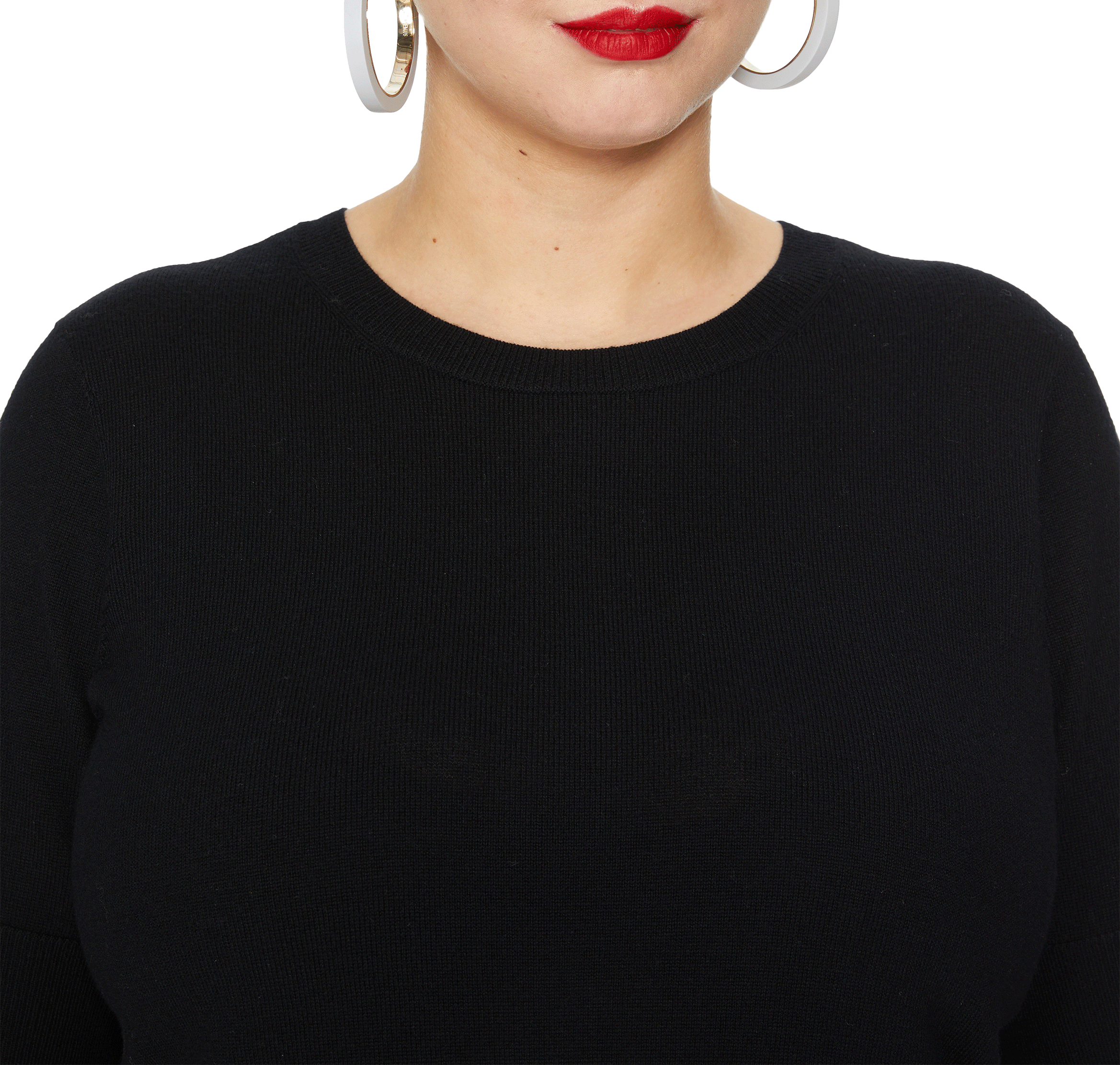 Classic merino wool jumper UNIVERSAL STANDARD Black