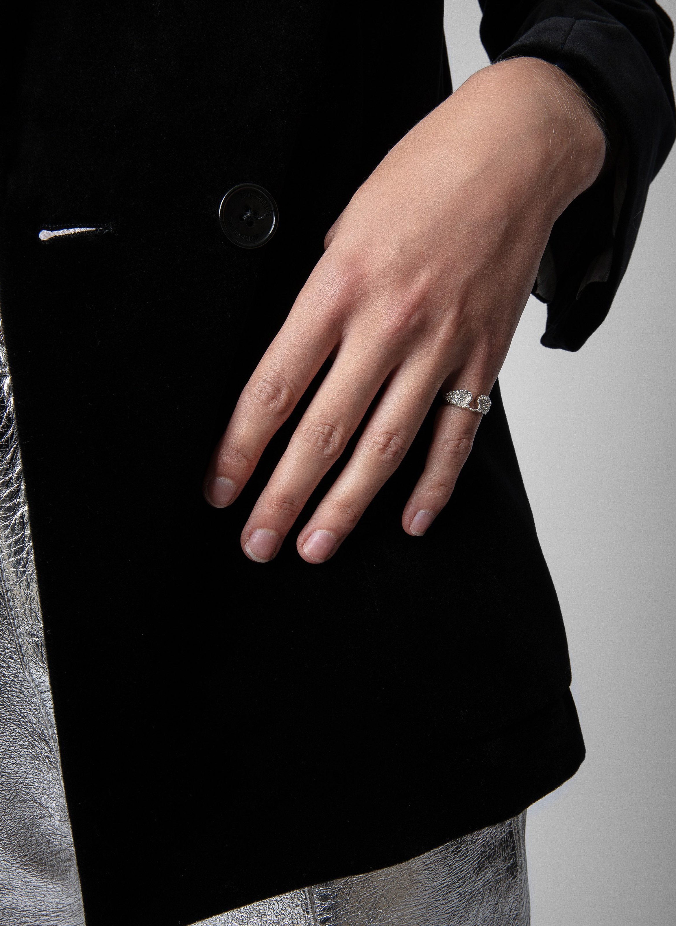 Rock silver ring ZADIG&VOLTAIRE Grey