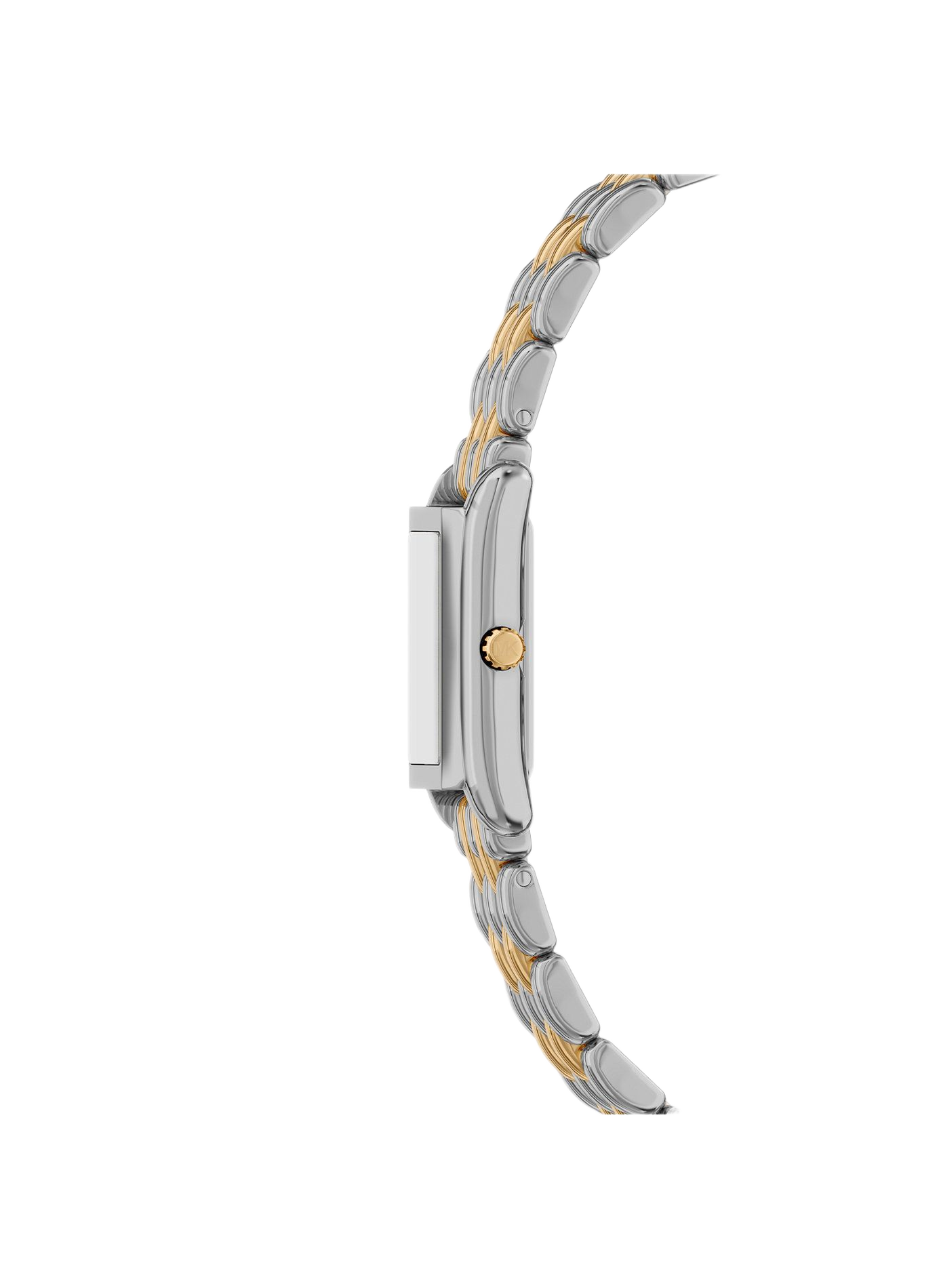 Montre quartz Petite Essex en acier inoxydable MICHAEL KORS MONTRES Blanc
