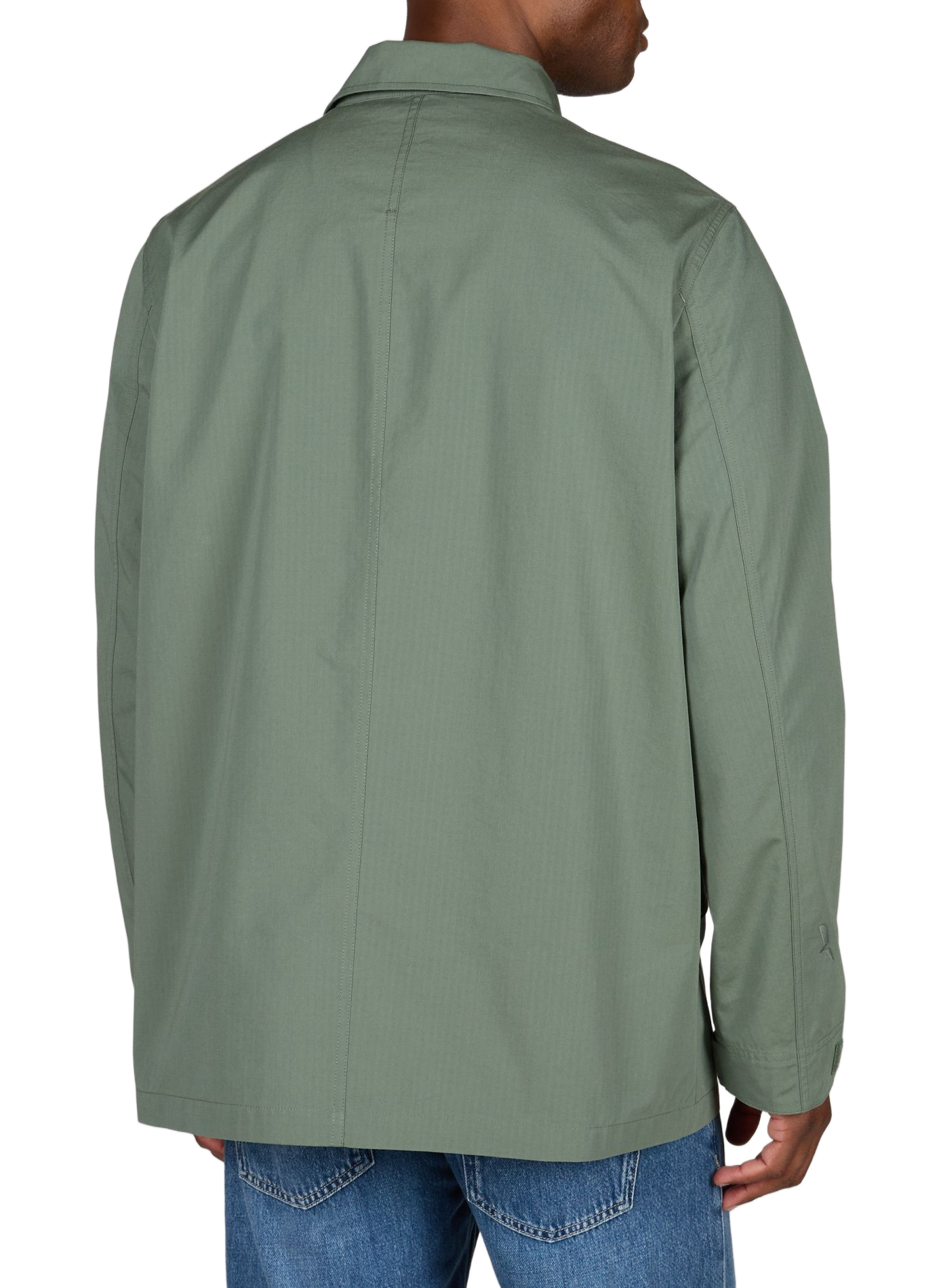 Veste déperlante multi-poches en coton mélangé AIGLE Kaki