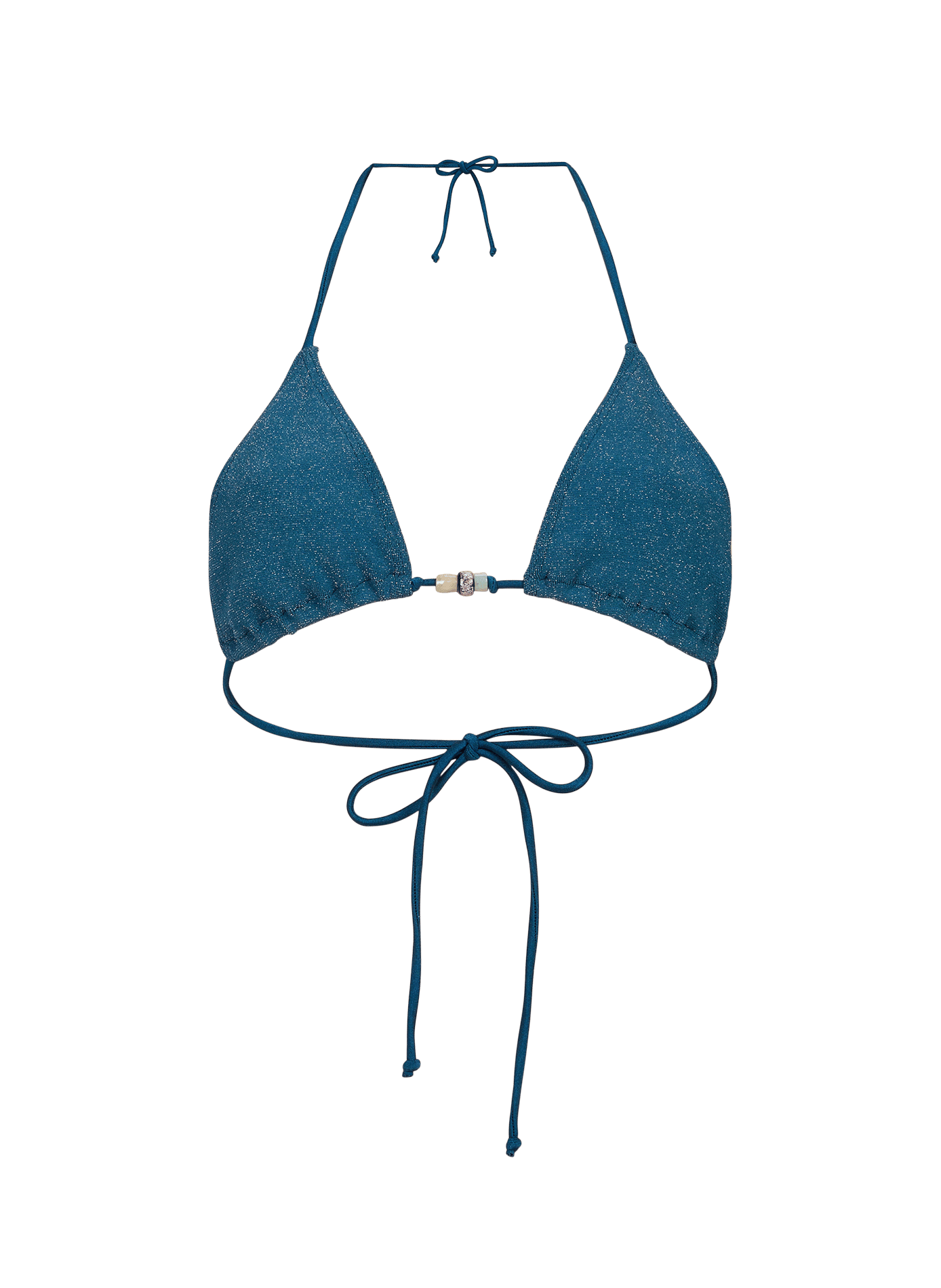 Haut de maillot de bain Ingrid pailleté BOND EYE Bleu