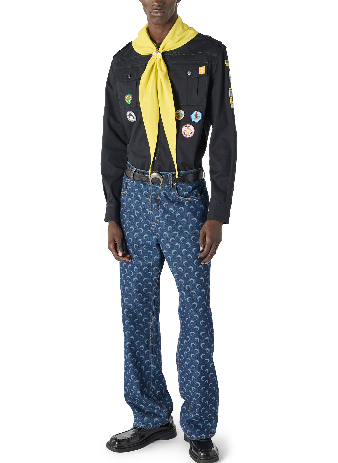 Chemise workwear scout MARINE SERRE Bleu