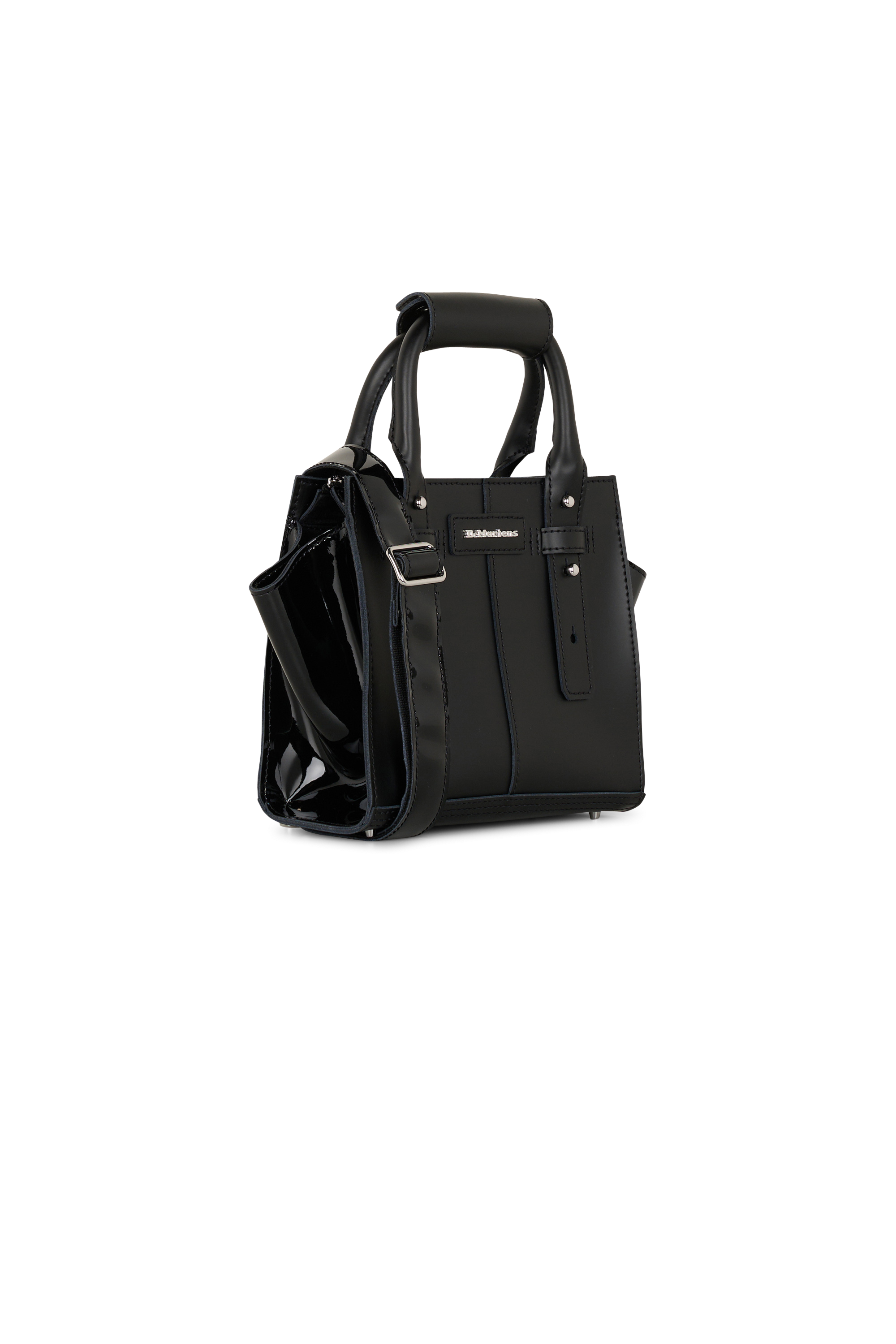 Sac bandoulière en cuir DR. MARTENS Noir