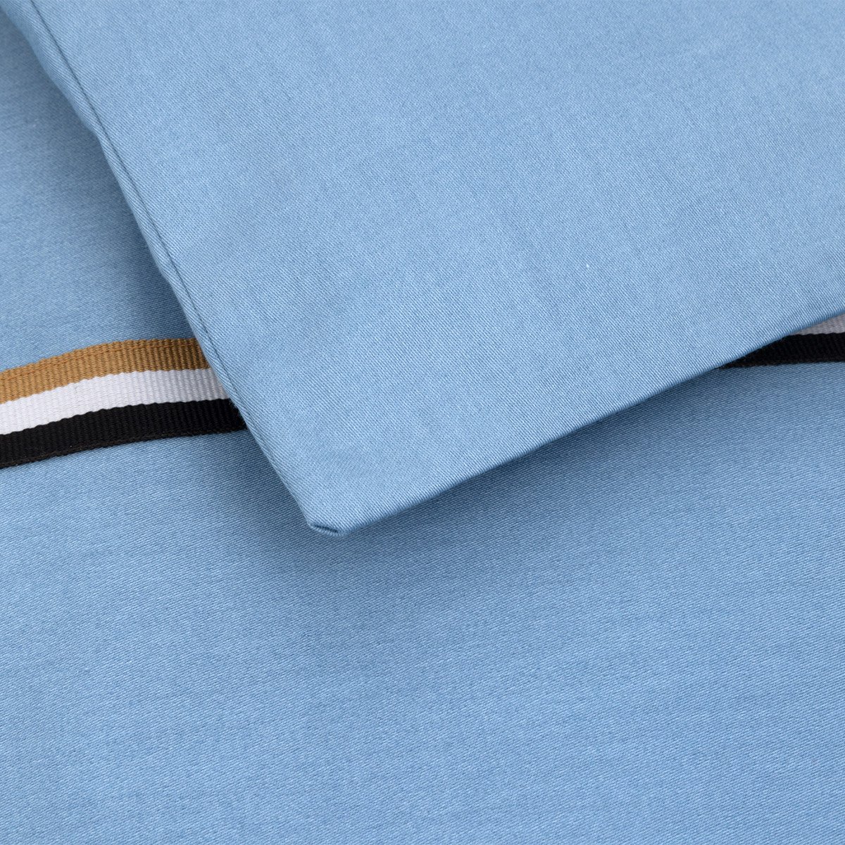 Housse de couette en satin de coton, b linea BOSS HOME Bleu