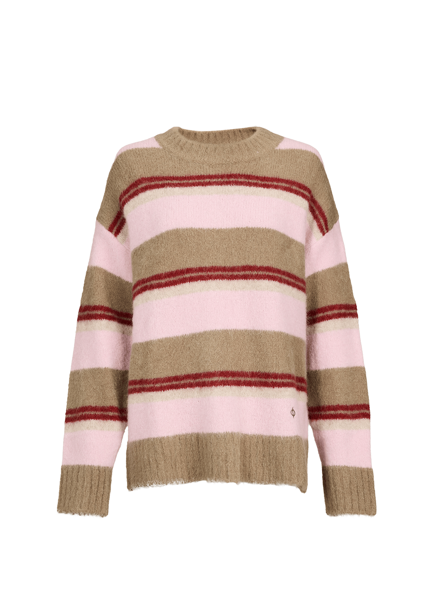 Gerade geschnittener Pullover mit langen Ärmeln aus Alpaka-Mischung SAMSOE SAMSOE Mehrfarbig