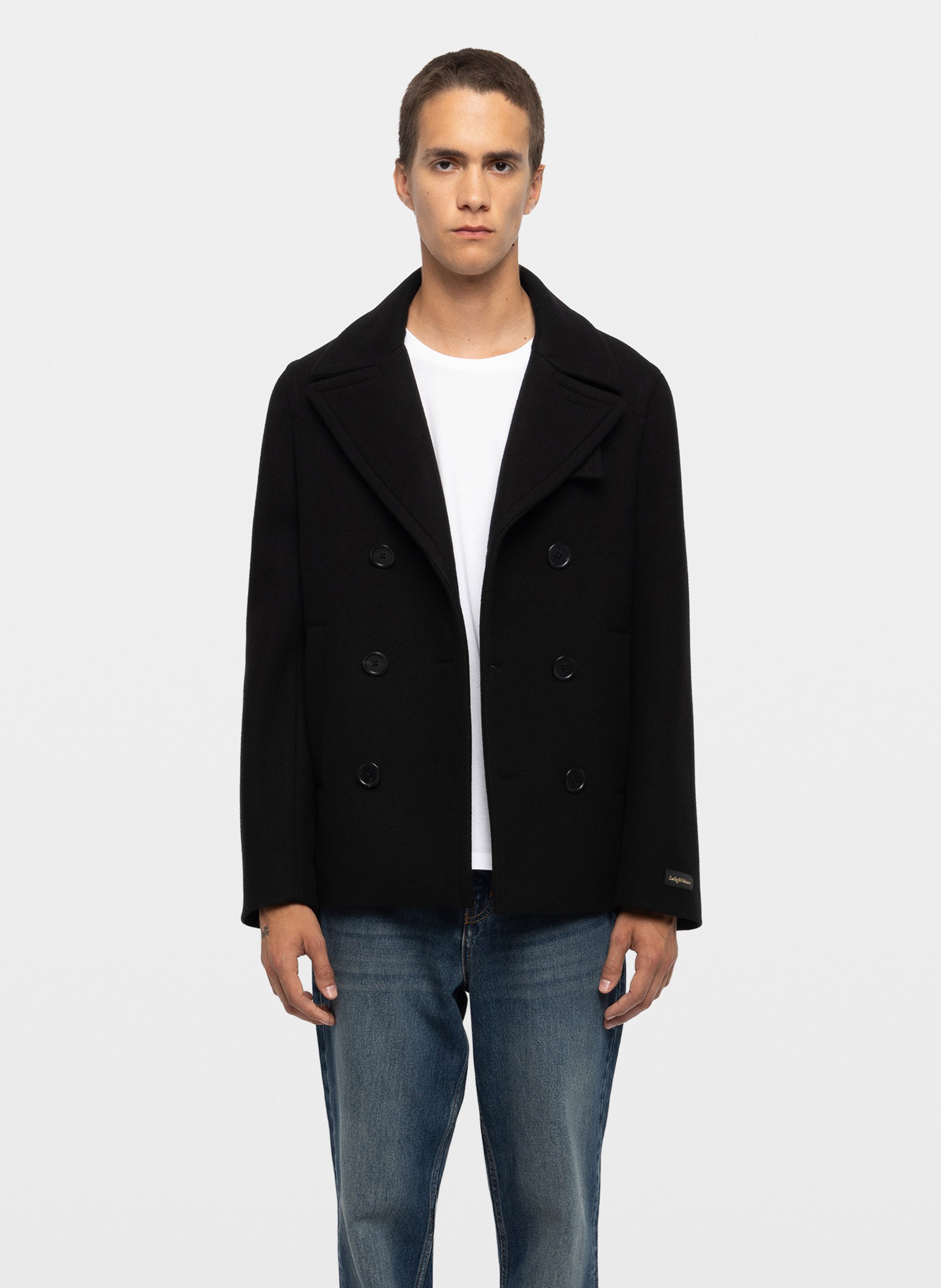Manteau droit en laine mélangée mollys ZADIG&VOLTAIRE Noir