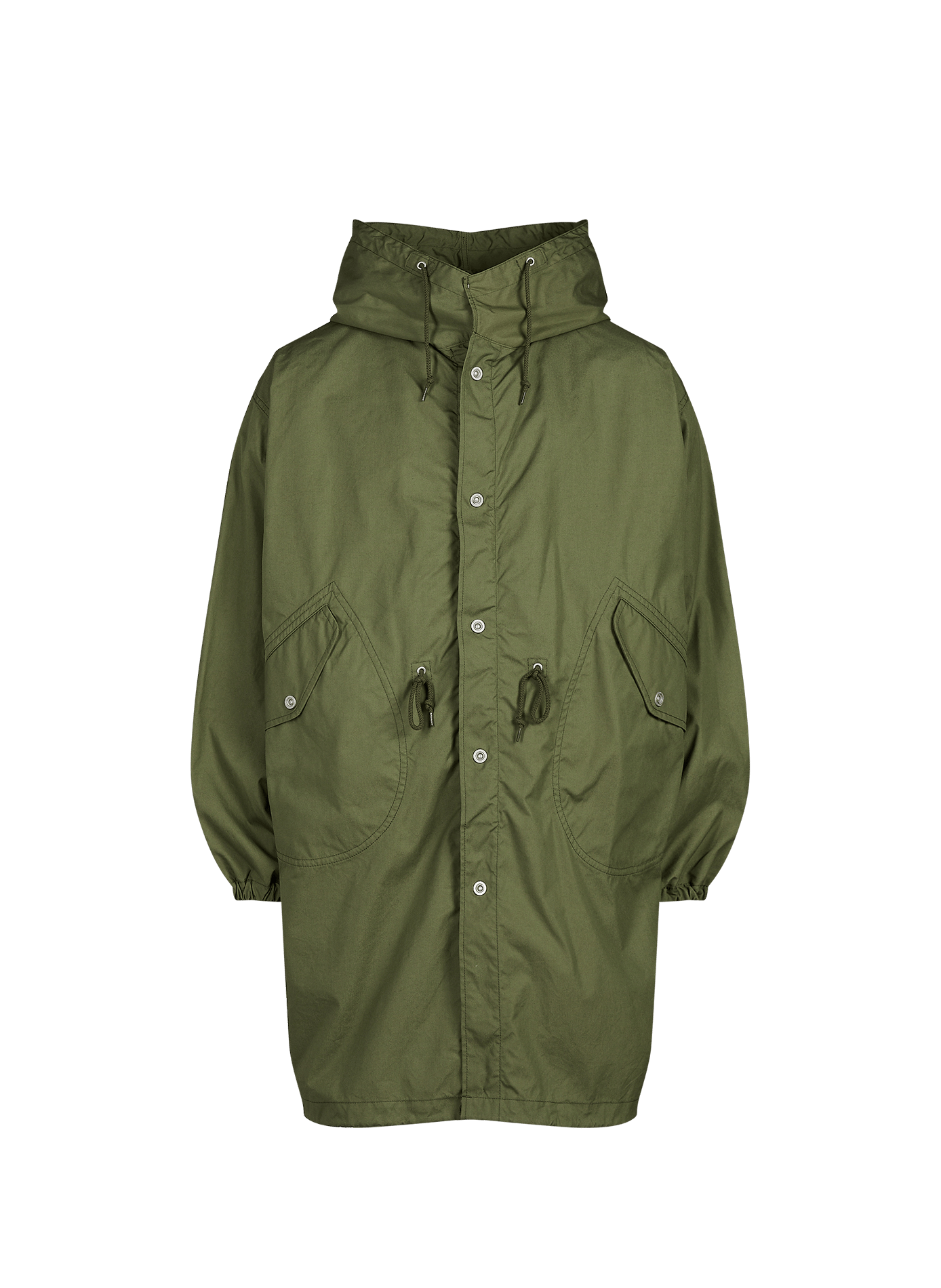 Oversize Parka aus Baumwollmischung COMME DES GARCONS HOMME Khaki