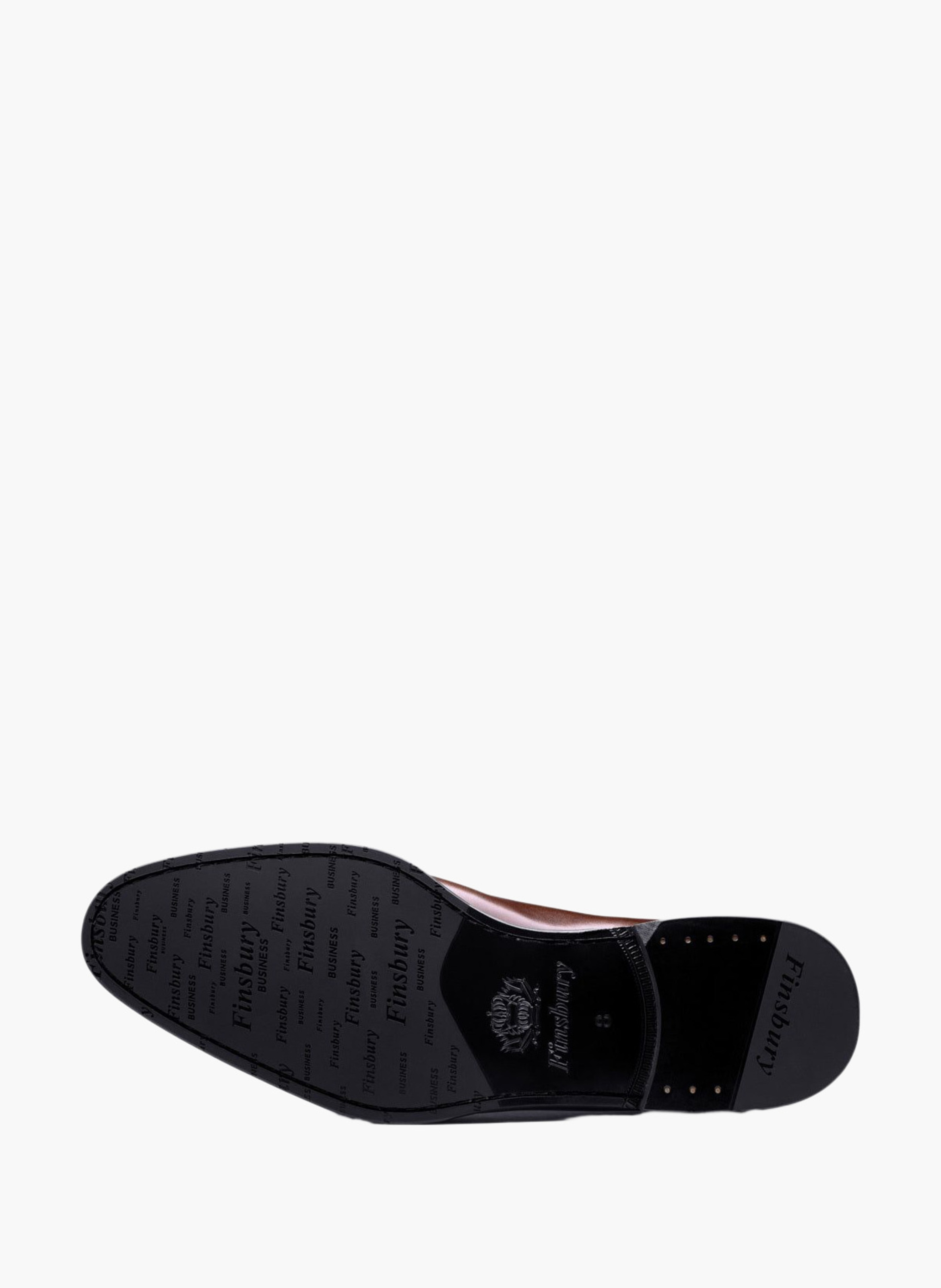 Mocassin cuir luton FINSBURY Marron