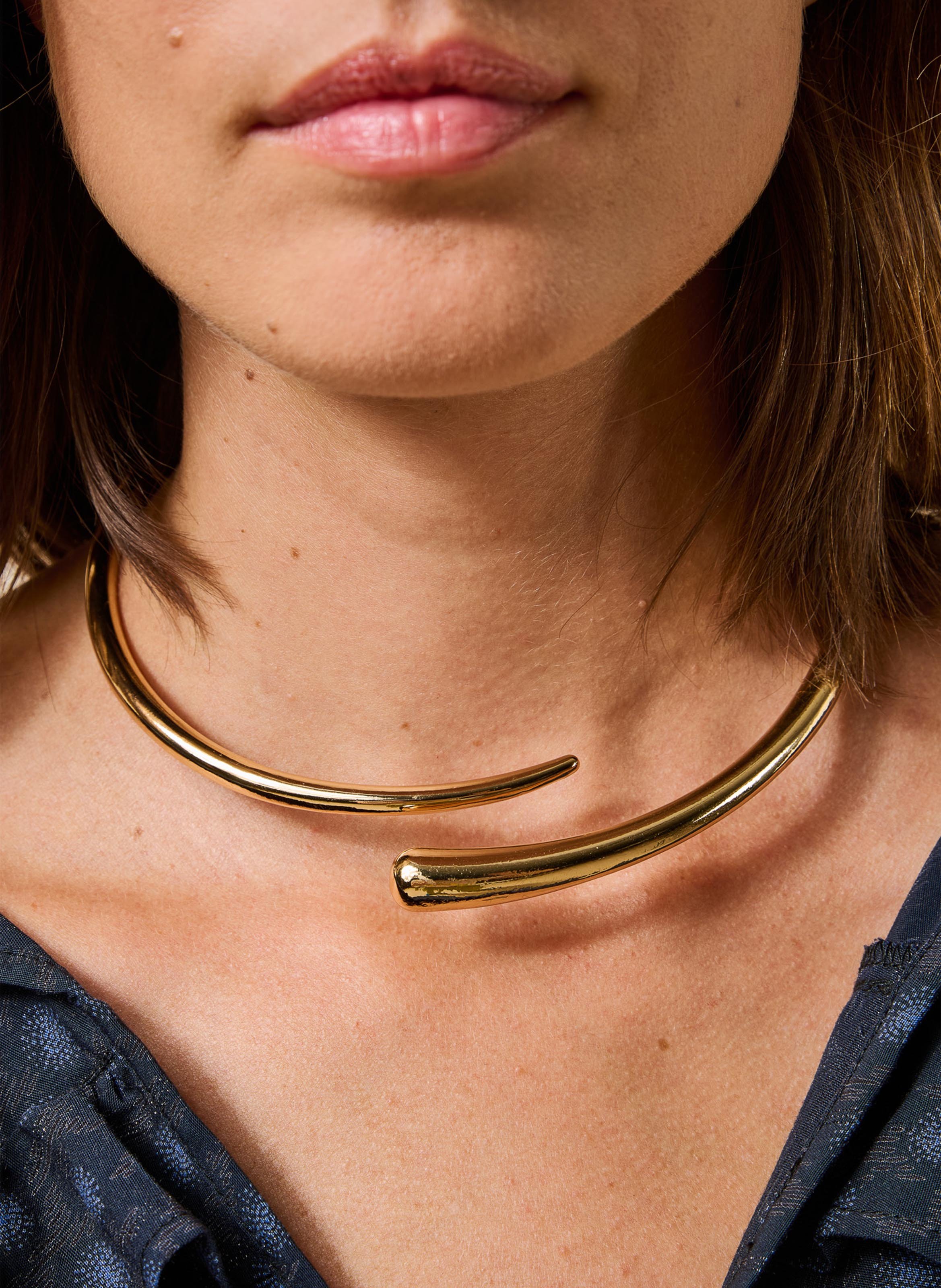 Chokerketting LA FEE MARABOUTEE Goud