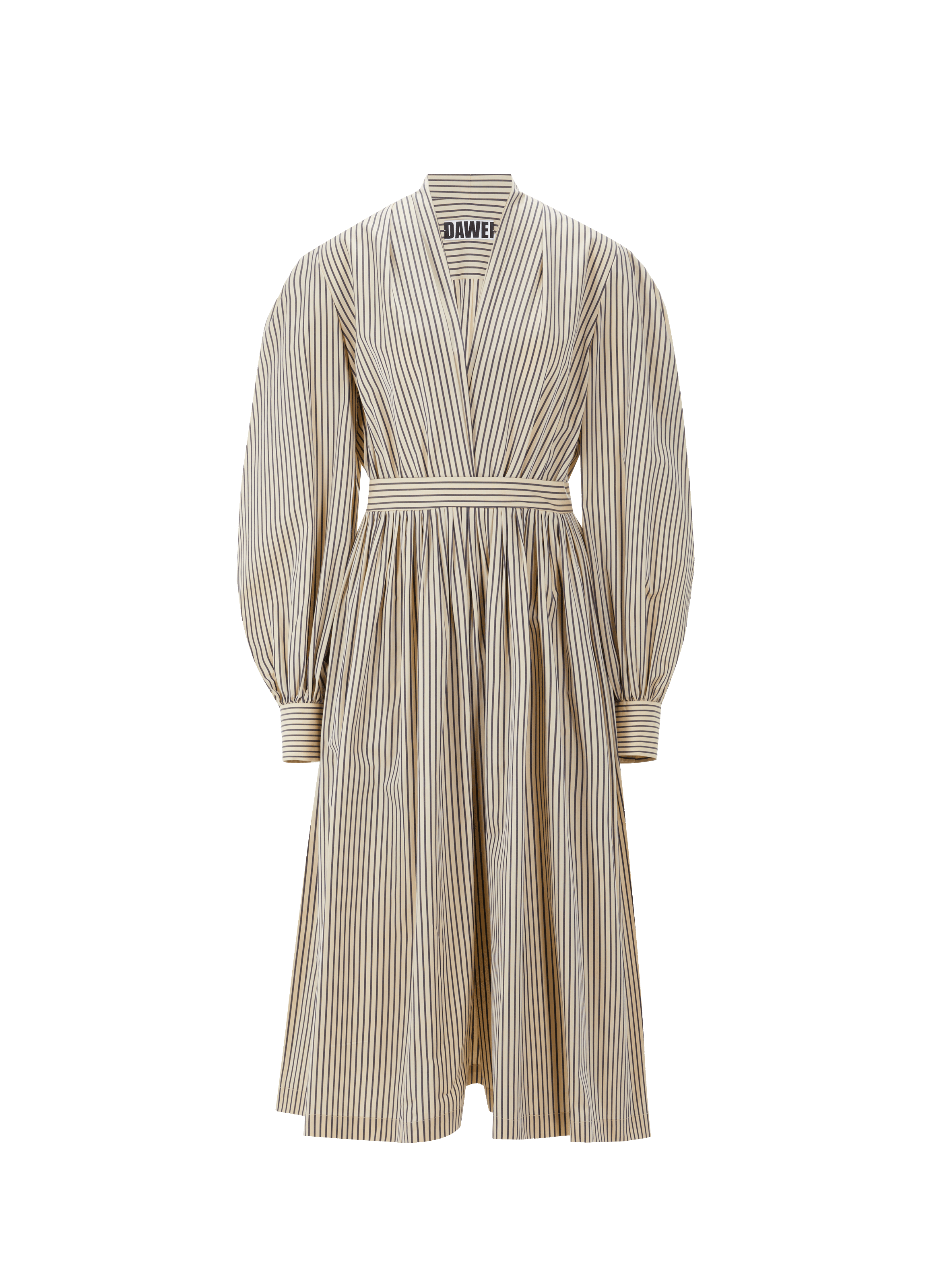 Robe rayée en coton