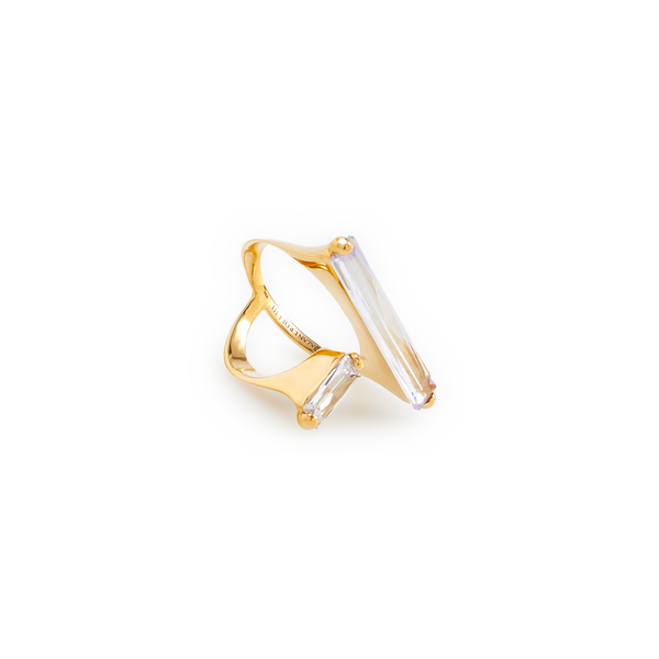 Alan Crocetti Fantasy Gold-plated Silver Ring