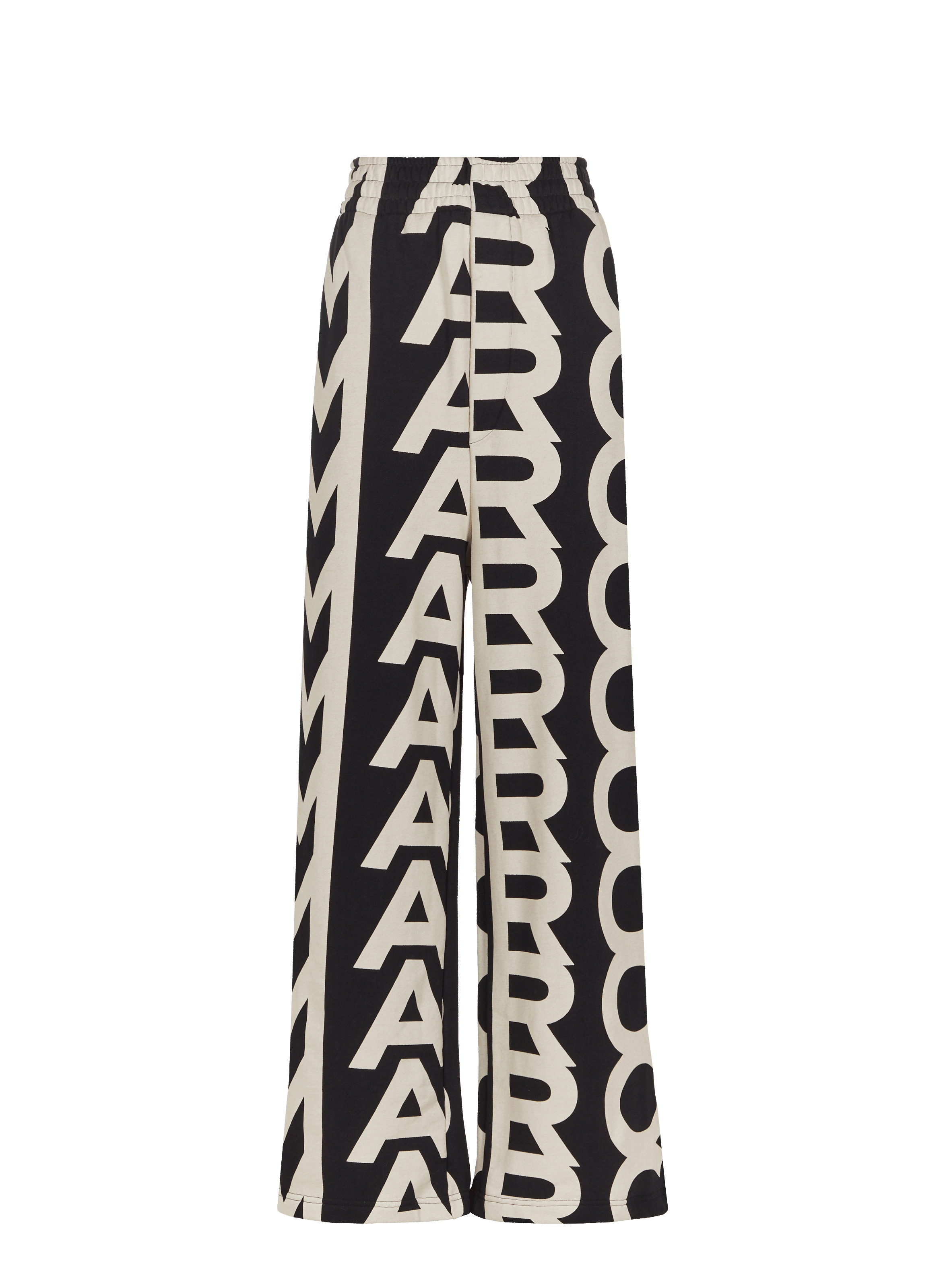 Pantalon monogrammé en coton