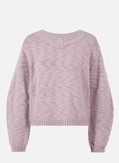 Purple wool sweaterHELMUT LANG 