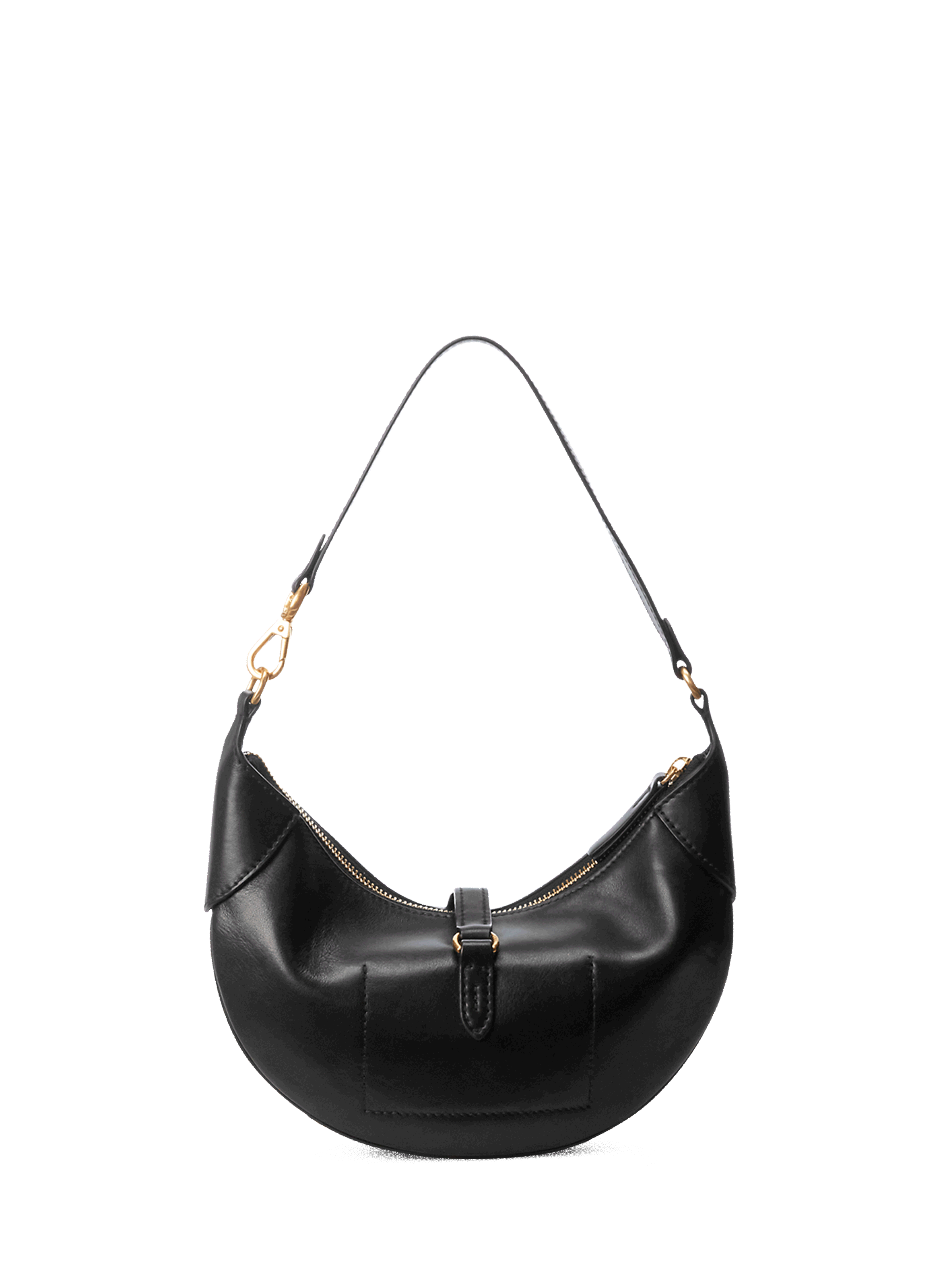 Sac à main en cuir POLO RALPH LAUREN Noir