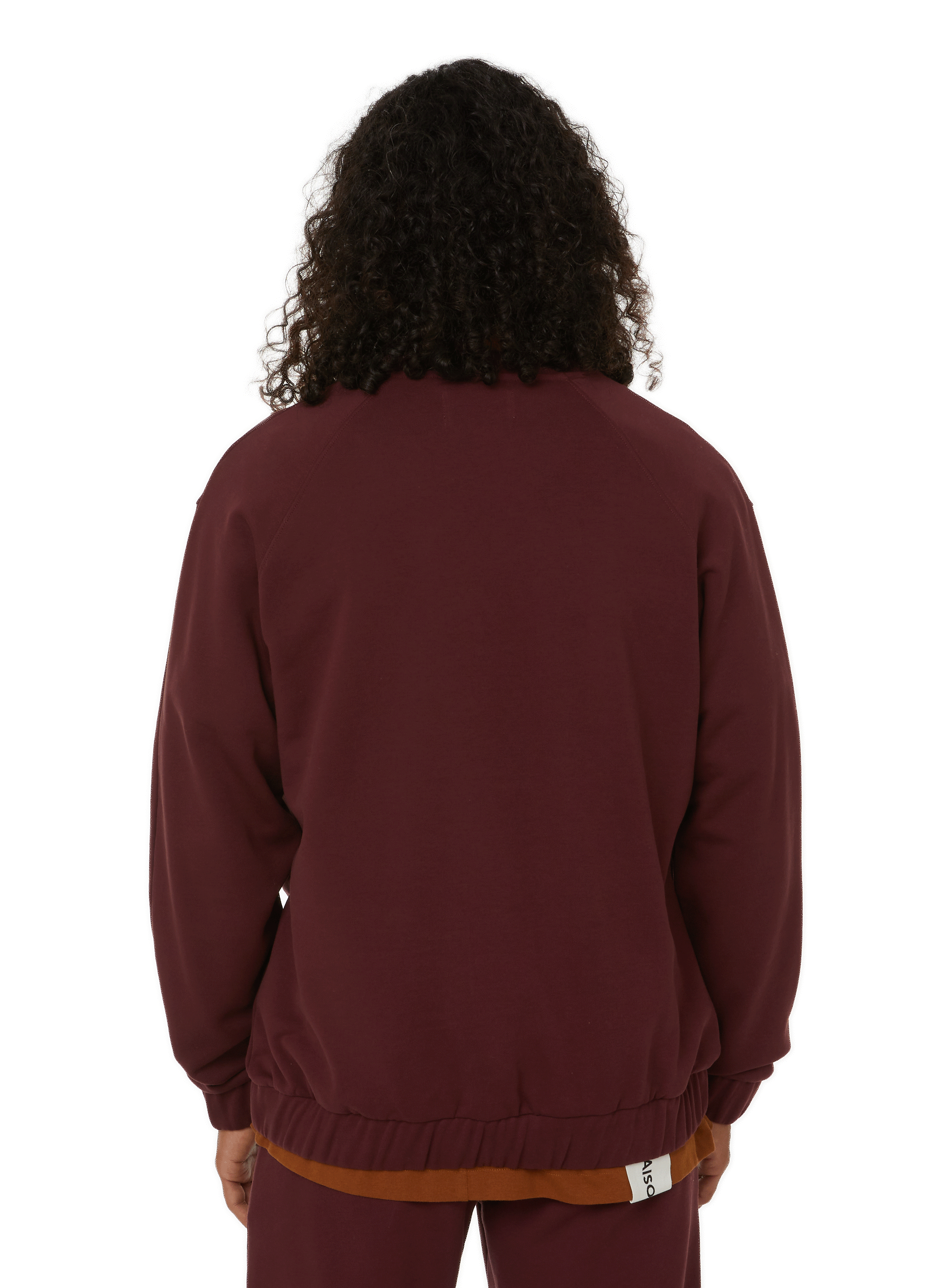 Sweatshirt en coton SAISON 1865 Rouge