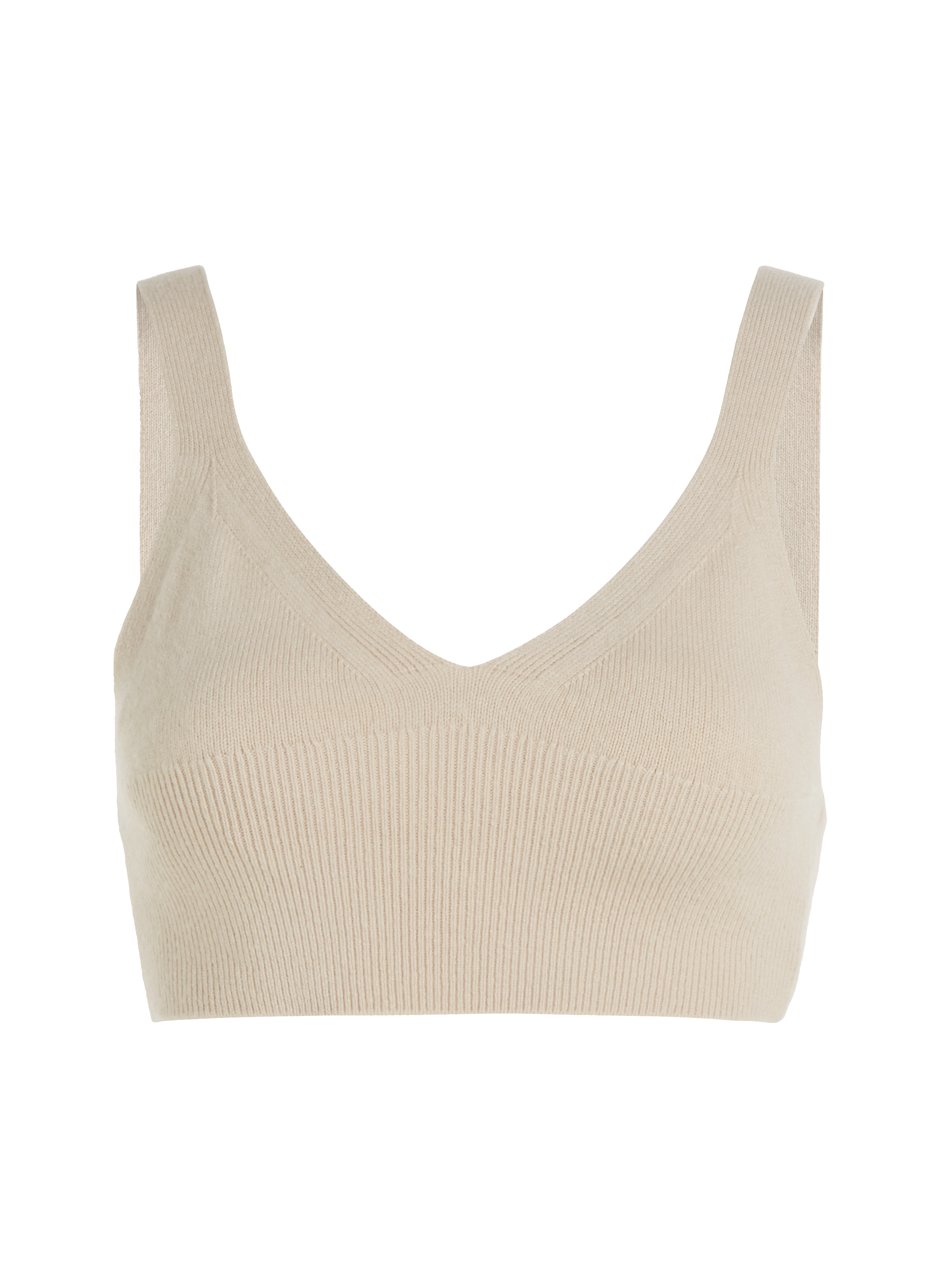 Top brassière en laine