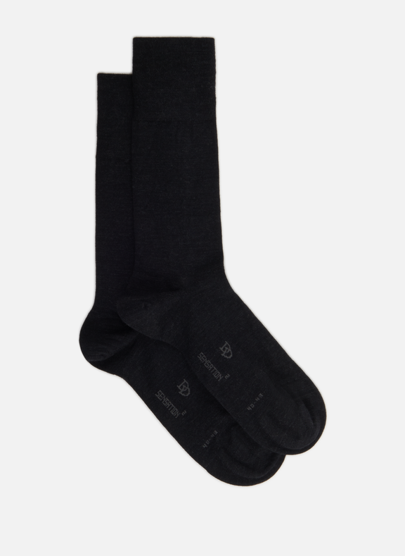 DORÉ DORÉ Wool and cotton socks  Grey