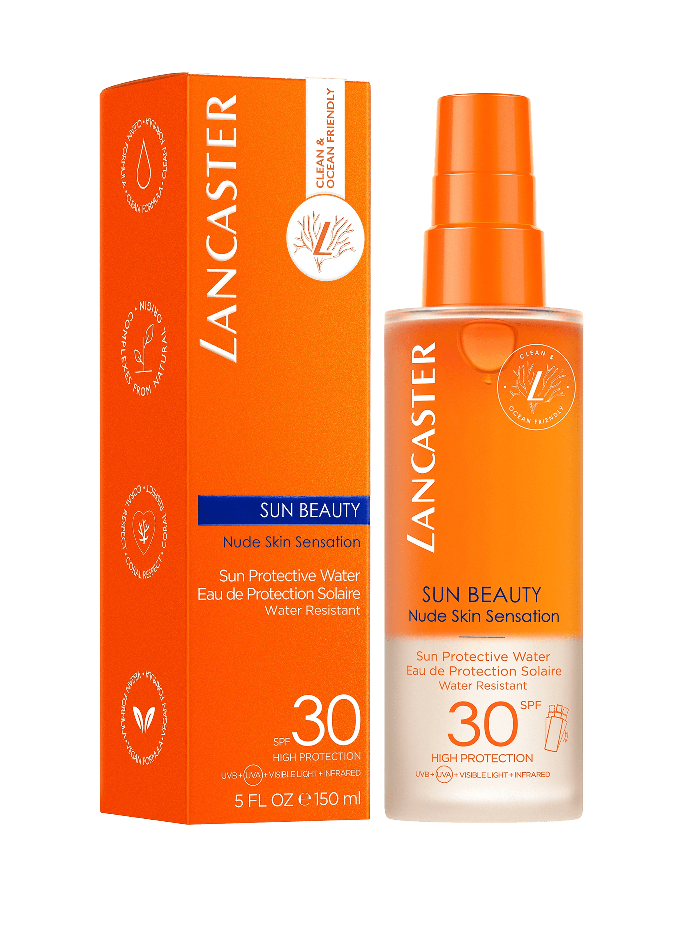 Sun Beauty Nude Skin Sensation - Sun protection water SPF30 LANCASTER No color