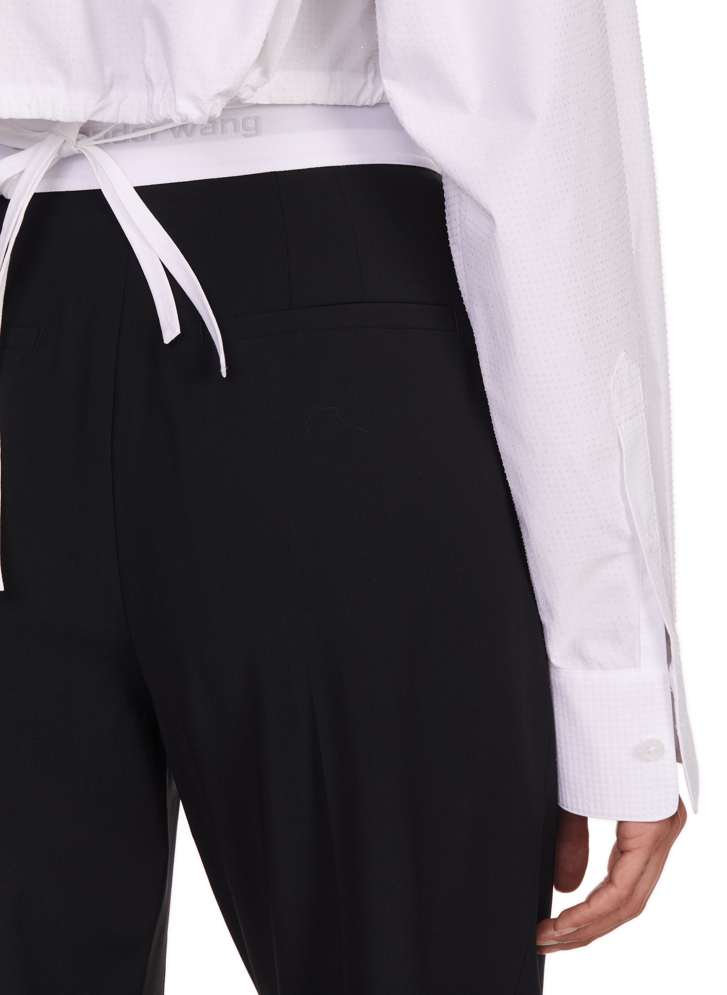 Wool tailored Trousers  ALEXANDER WANG Black