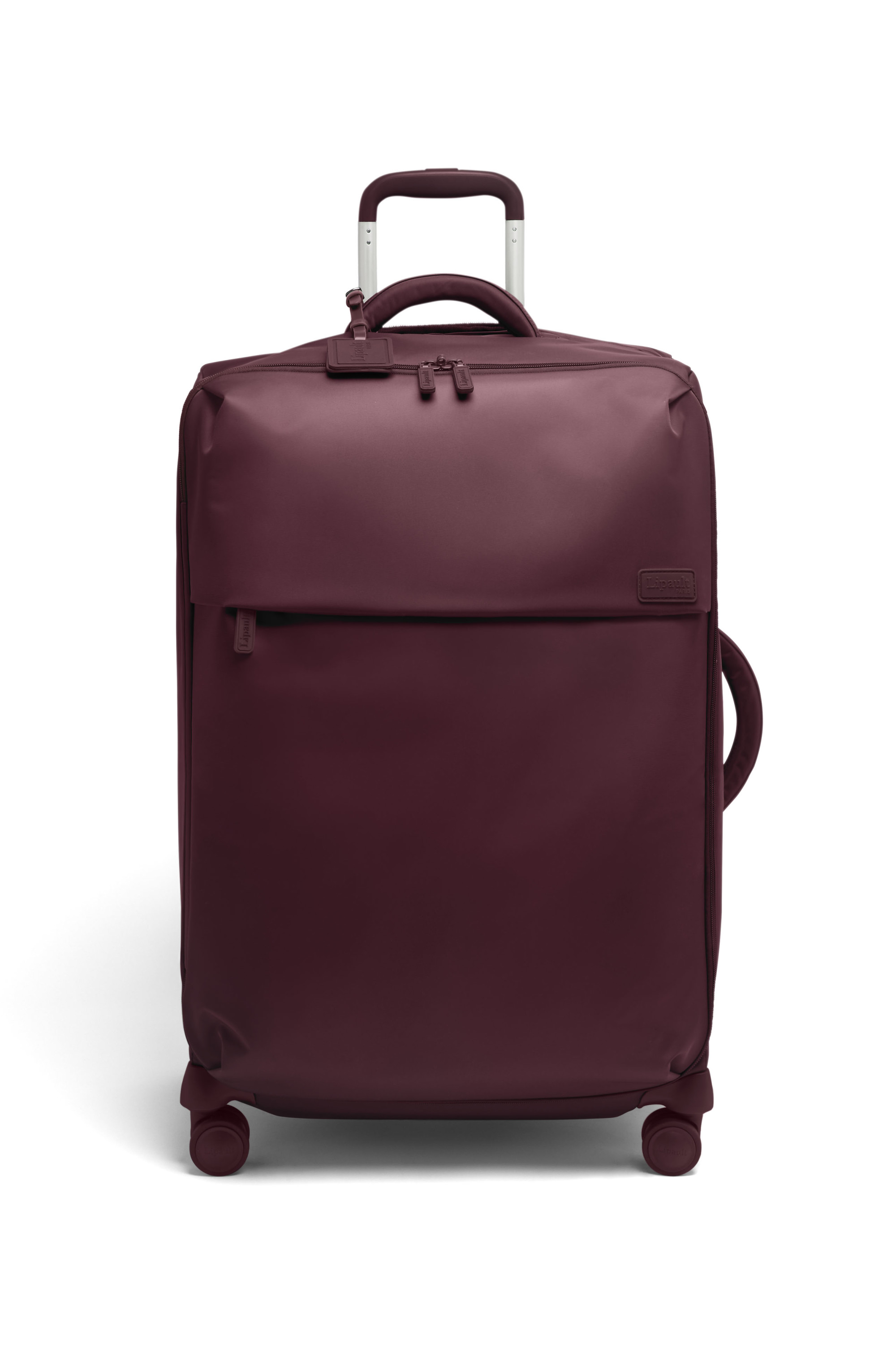 Plume valise 4 roues taille l LIPAULT PARIS Rouge