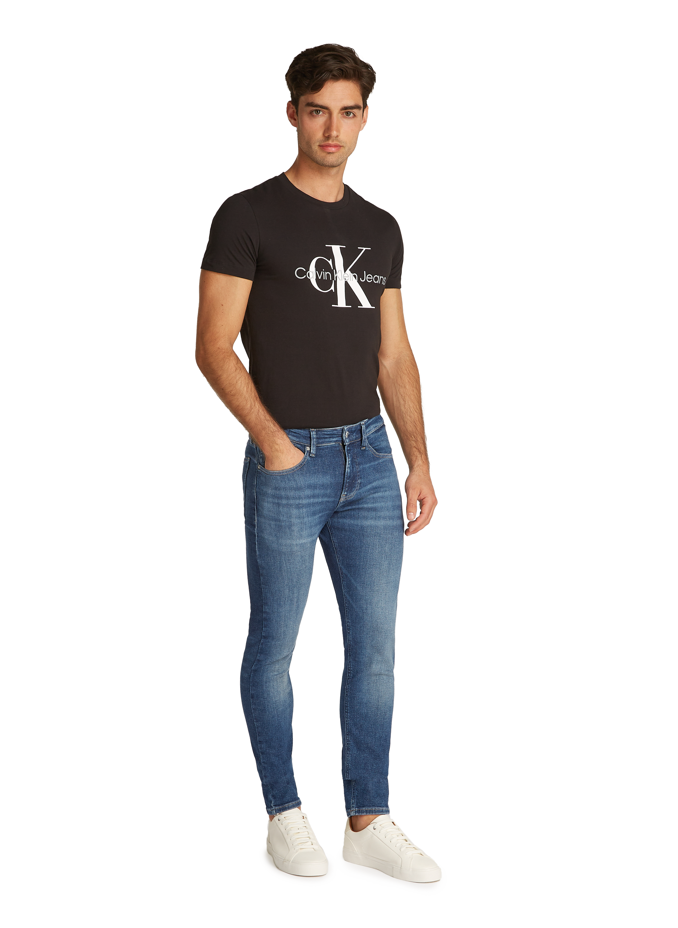 Jean skinny CALVIN KLEIN Bleu