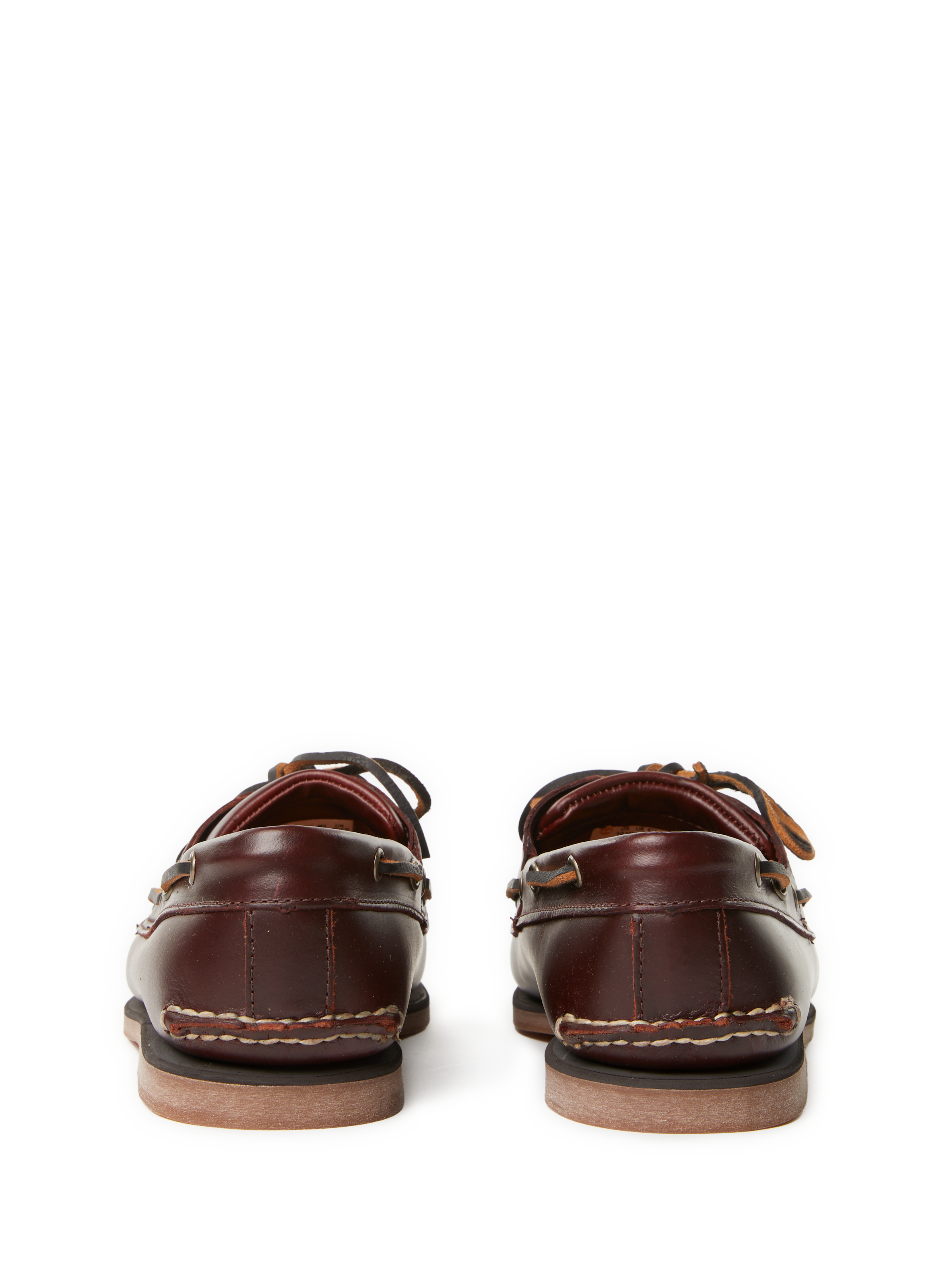 Boat shoes with stitching TIMBERLAND Brown