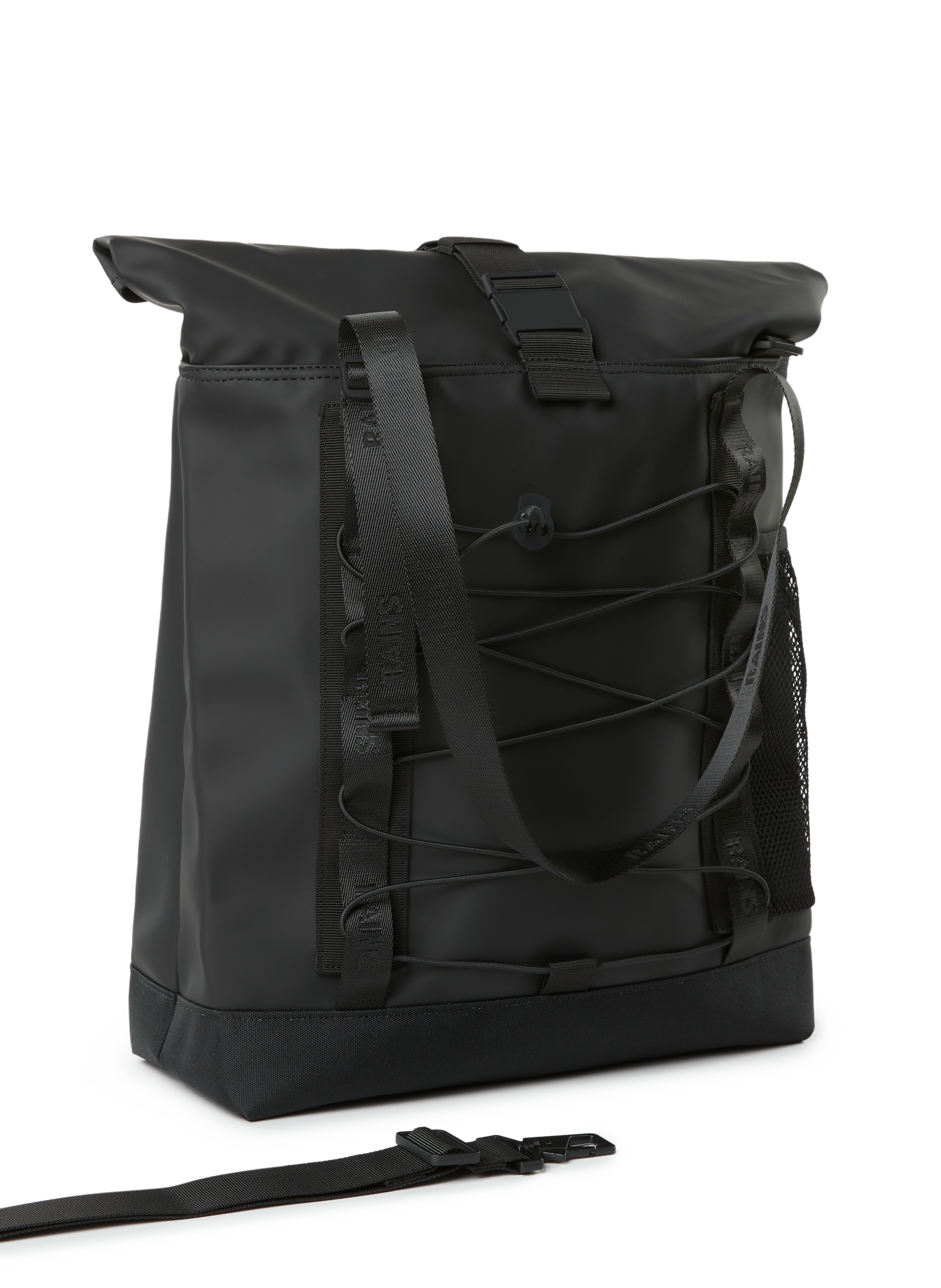 Sac cabas Trail Rolltop Tote  RAINS Noir