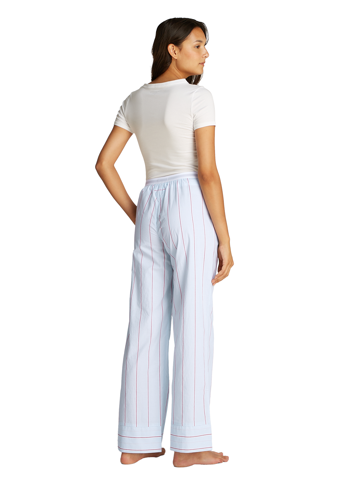 Pantalon de pyjama en popeline TOMMY HILFIGER Bleu