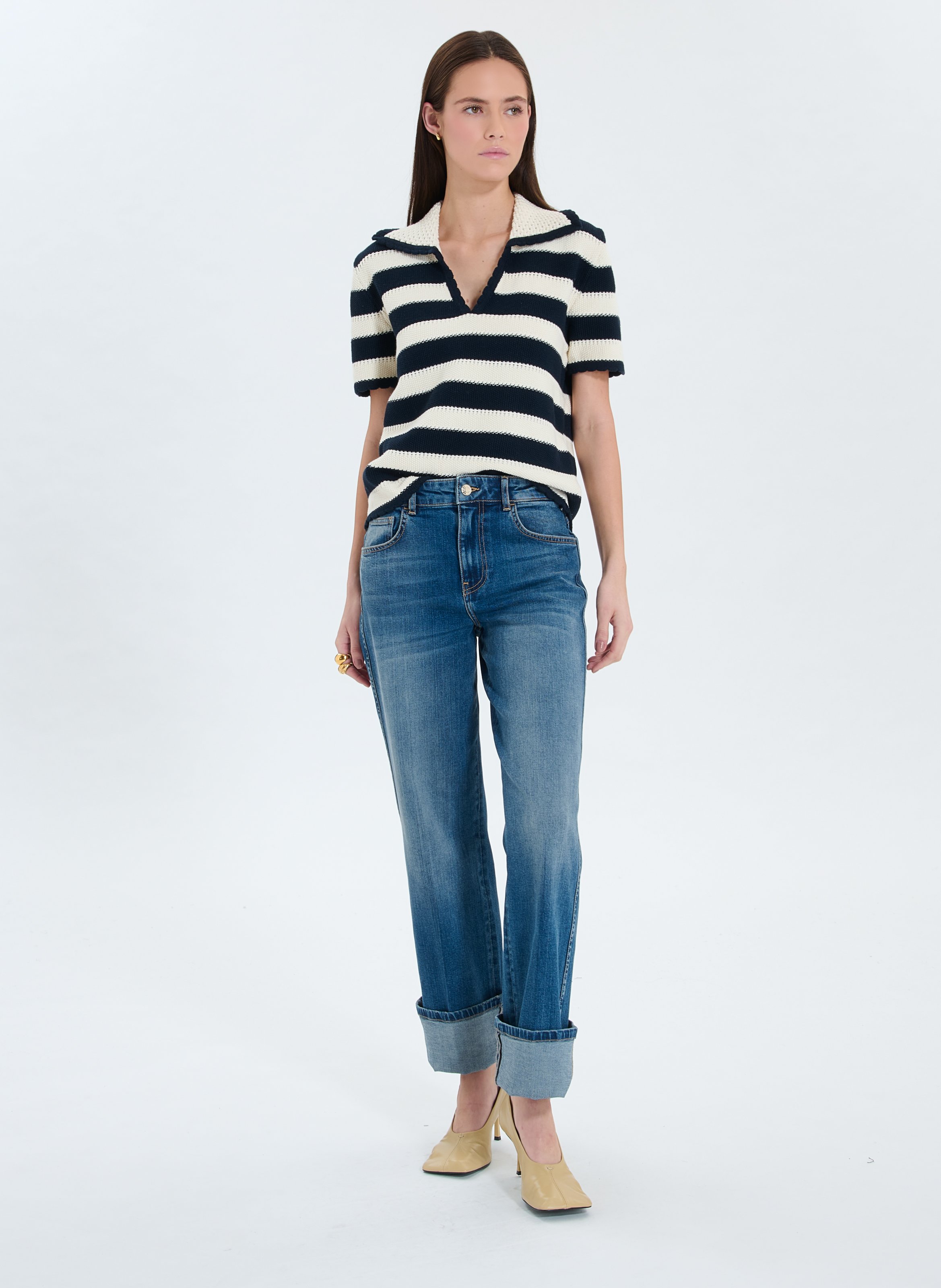 Pull rayures droit - nickle ZAPA Multicolore