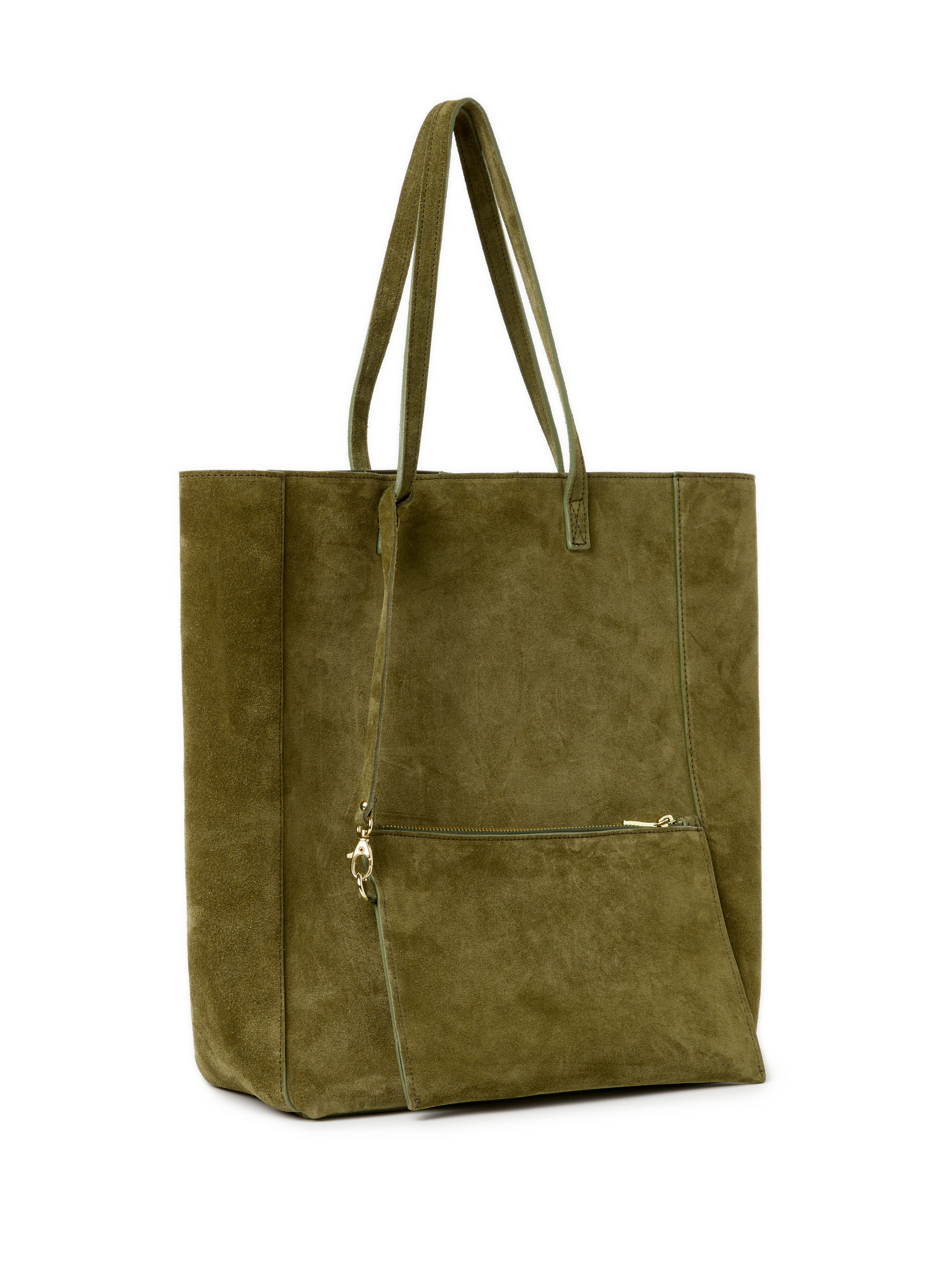 Sac cabas Gab en cuir SAISON 1865 Kaki