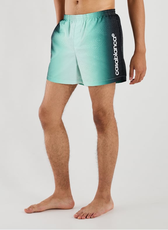 Short Gradient Monogram Multicolore by CASABLANCA PARIS CASABLANCA PARIS Short Gradient Monogram Multicolore