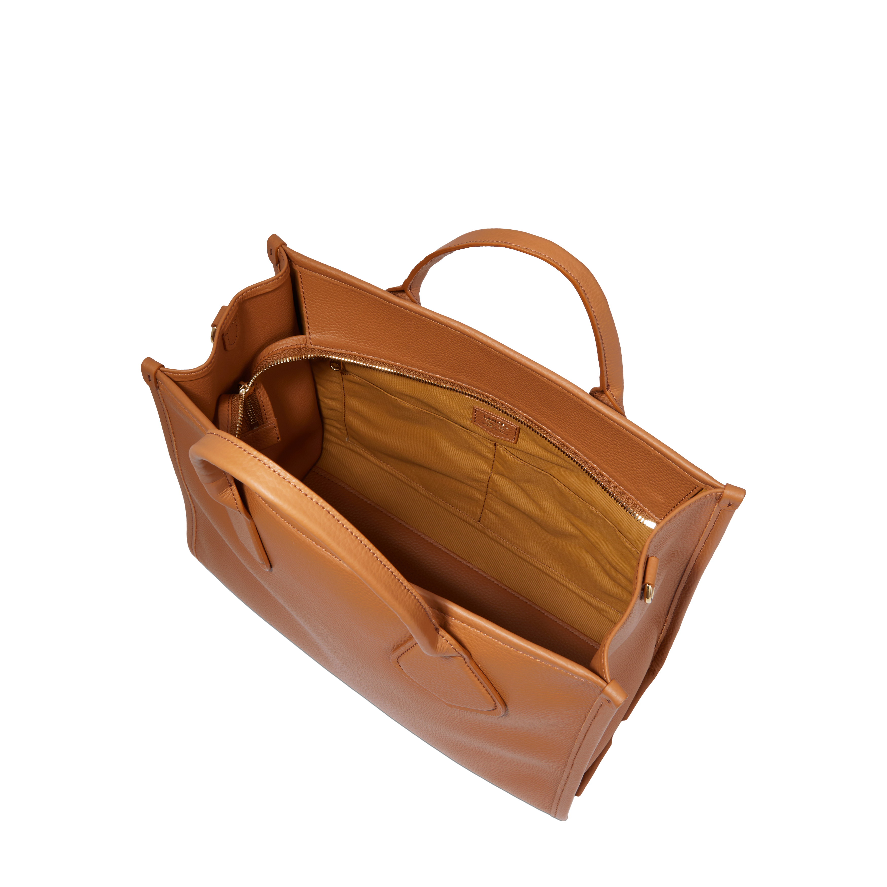 Cabas zippé m - jour de lancel LANCEL Marron