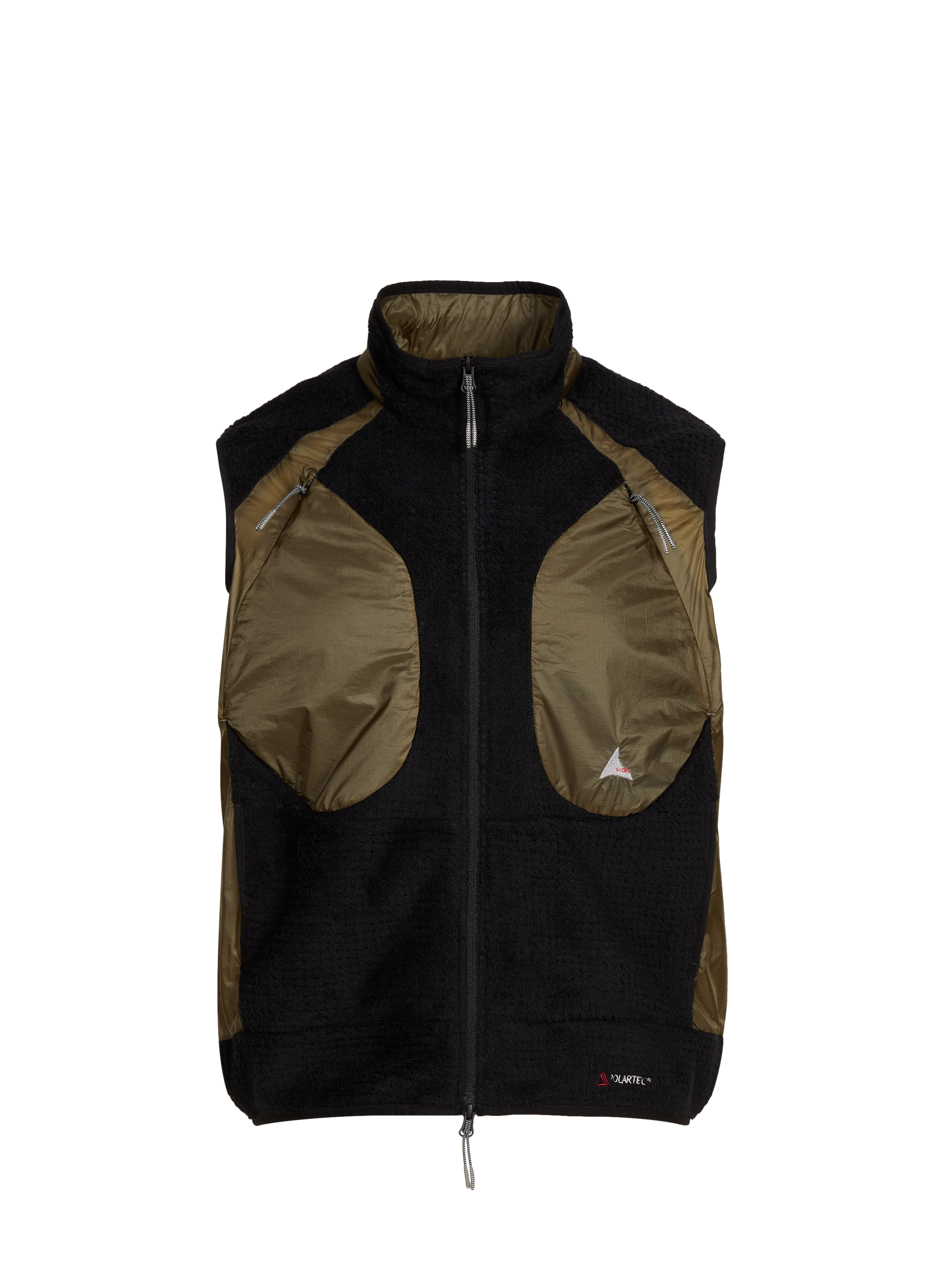 ROA Veste sans manches à col montant Multicolore