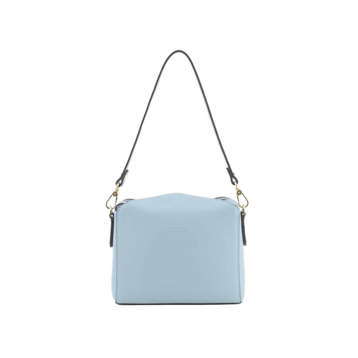 Cassetta cuir - sac porté travers POURCHET Bleu