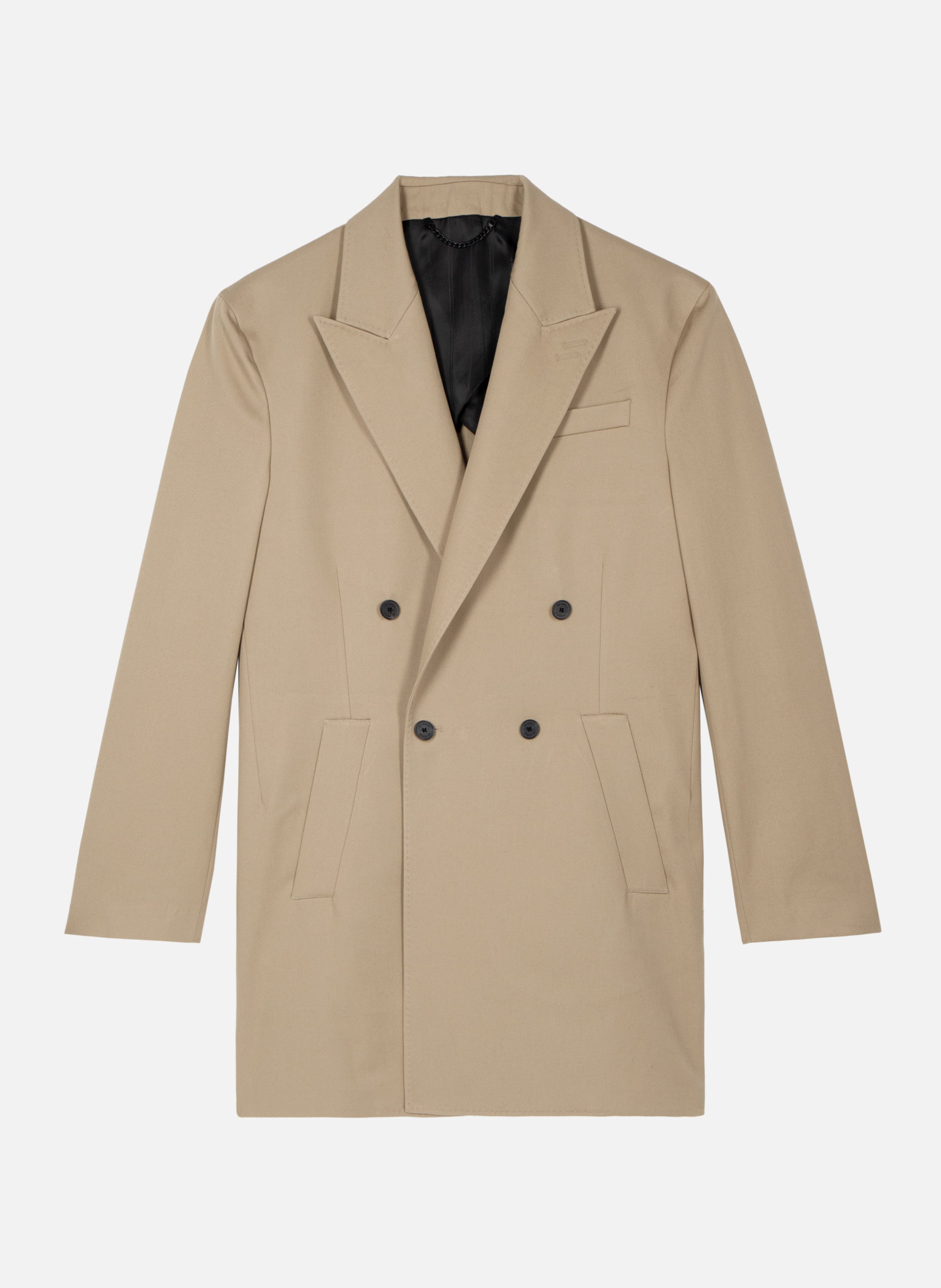 Veste longue croisée THE KOOPLES Beige