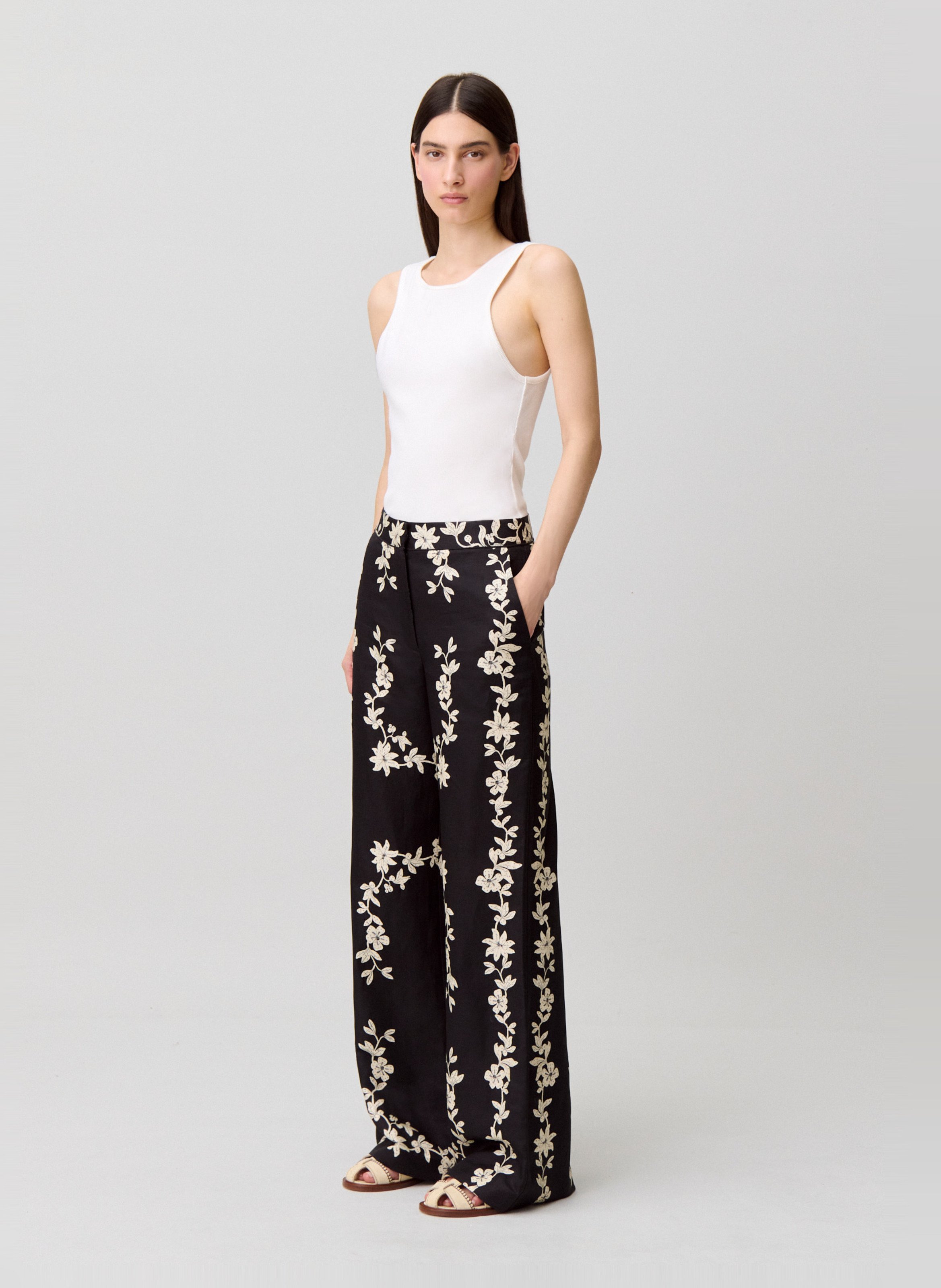 Pantaon large imprimé CLAUDIE PIERLOT Multicolore