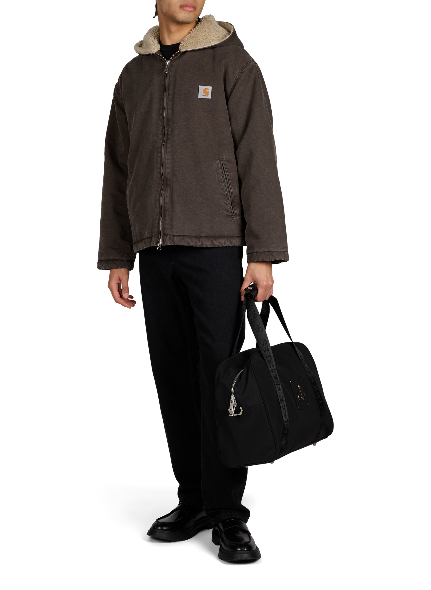 Sac week-end zippé MOOSE KNUCKLES Noir