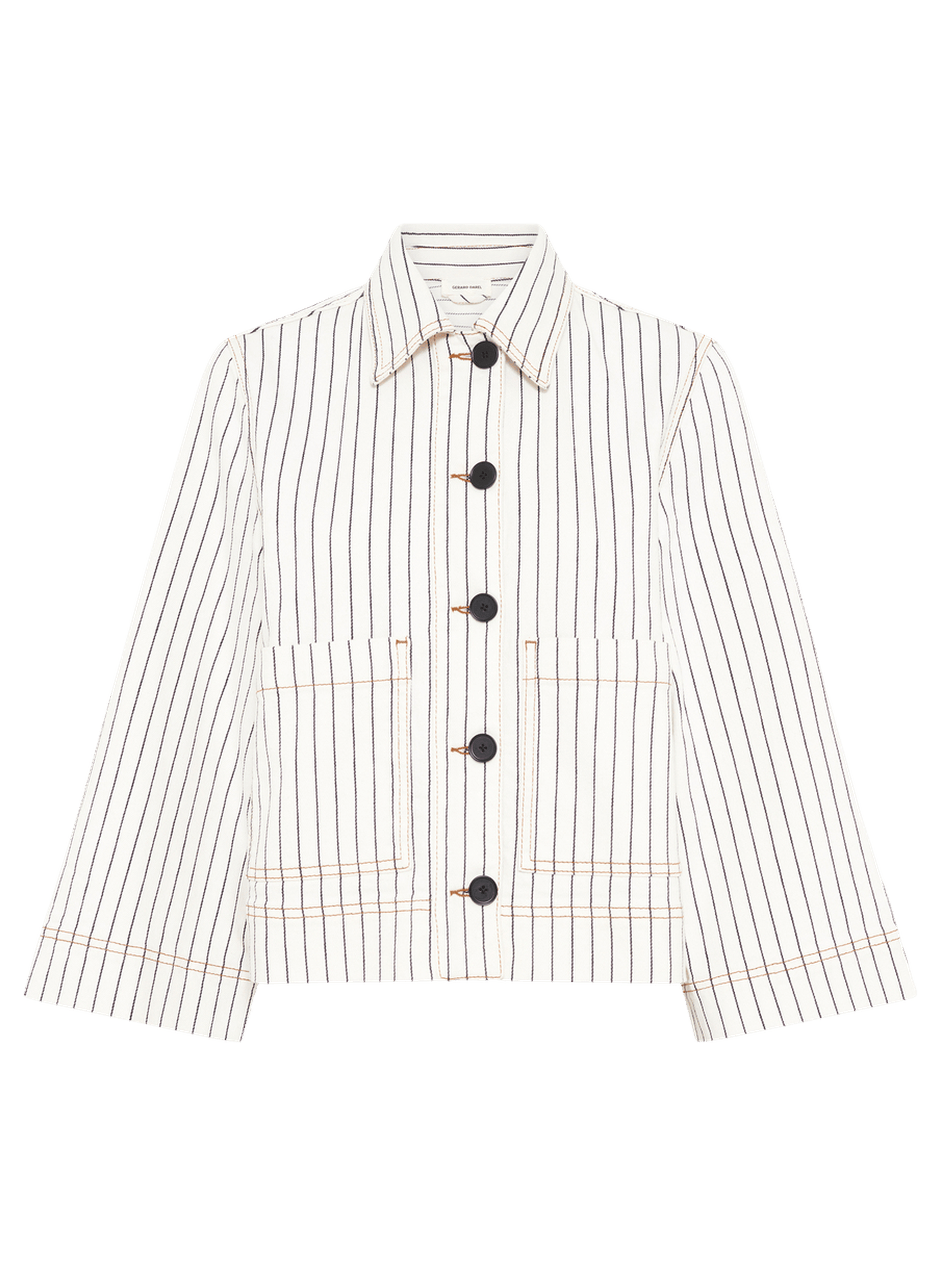 Veste en denim à rayures - tamea GERARD DAREL Beige