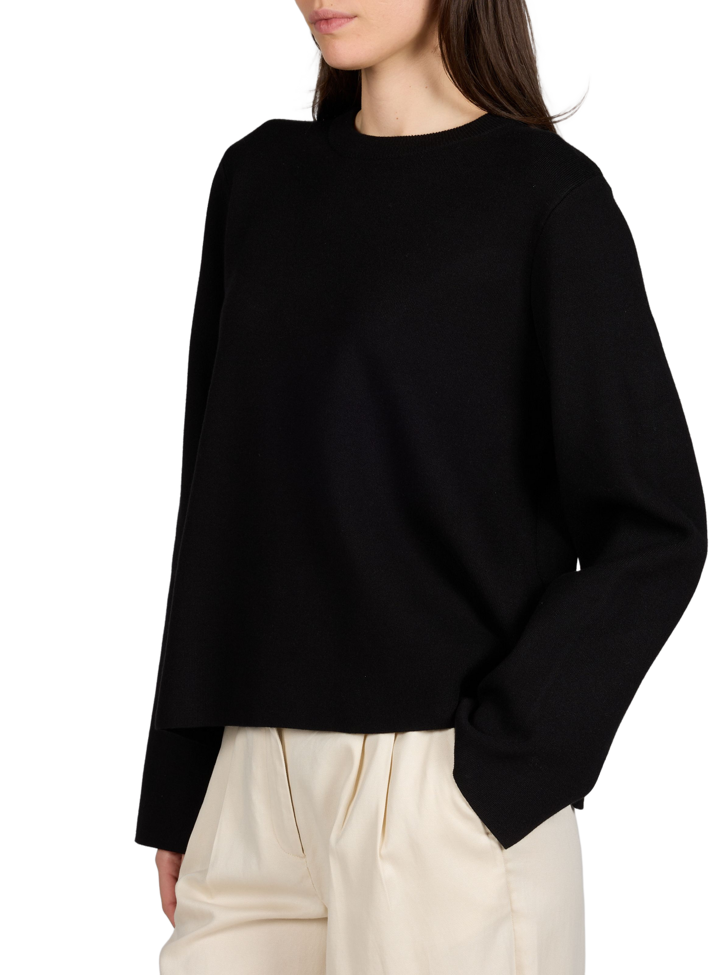 Pull col rond OBJECT Noir