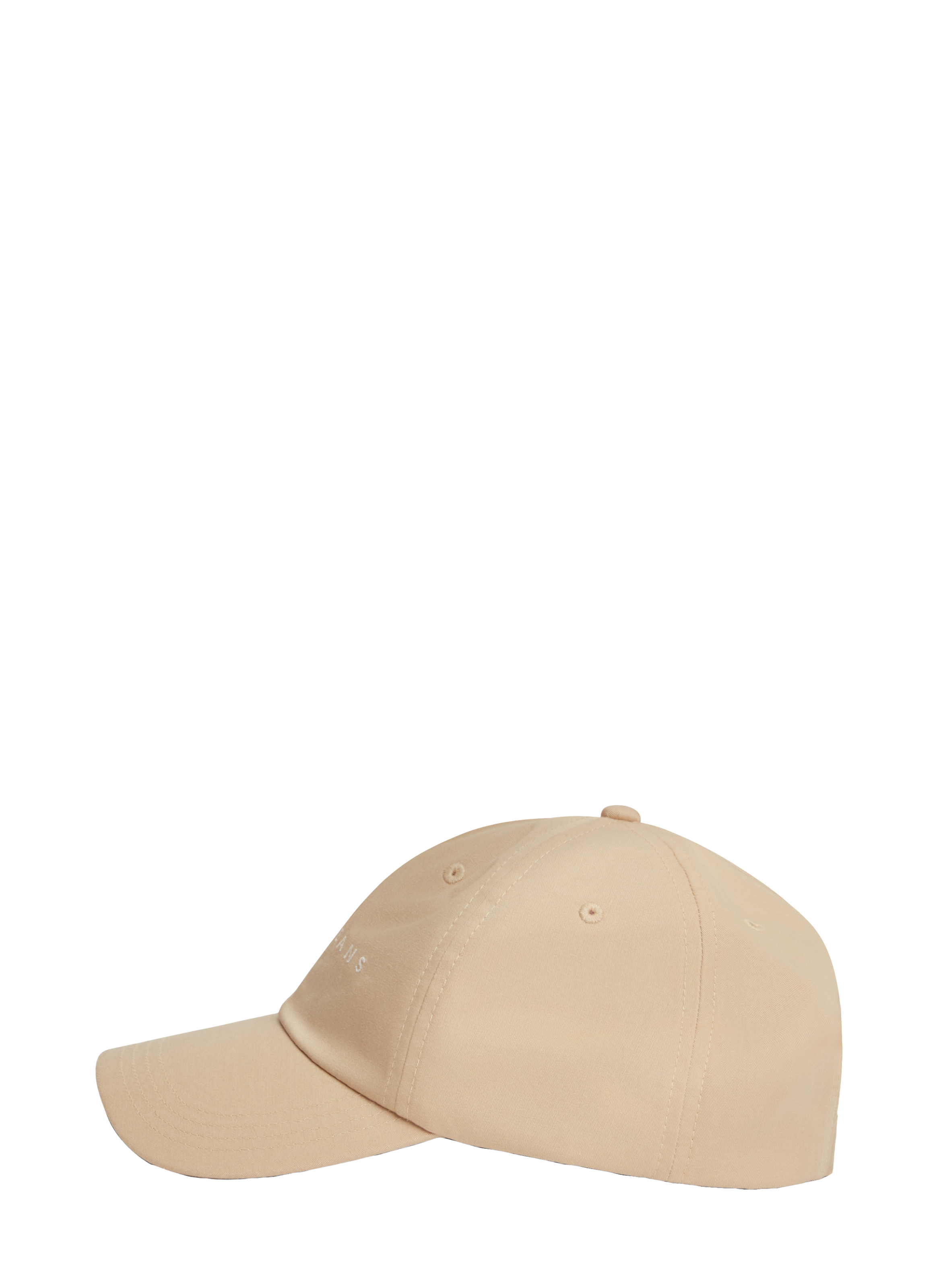 Embroidered cotton baseball cap TOMMY HILFIGER Beige