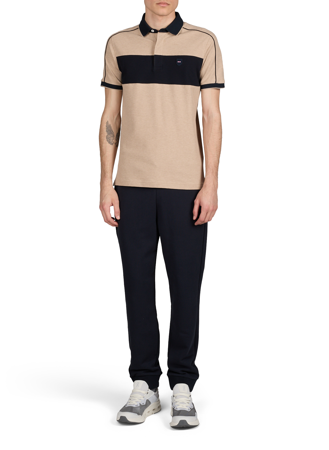 Baskets bi-matière ON RUNNING Gris