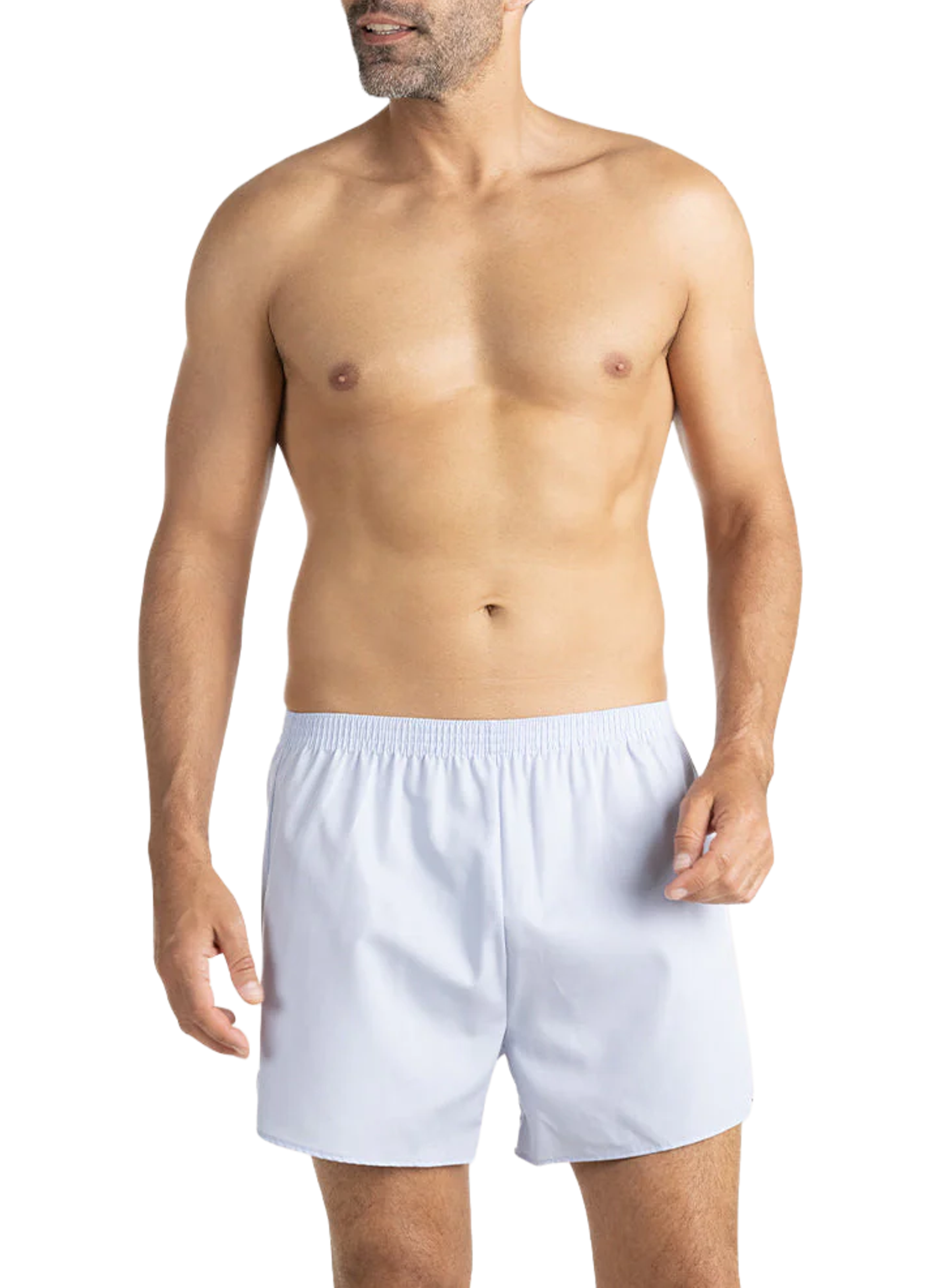 Set of 2 cotton chain and weft boxer shorts Red