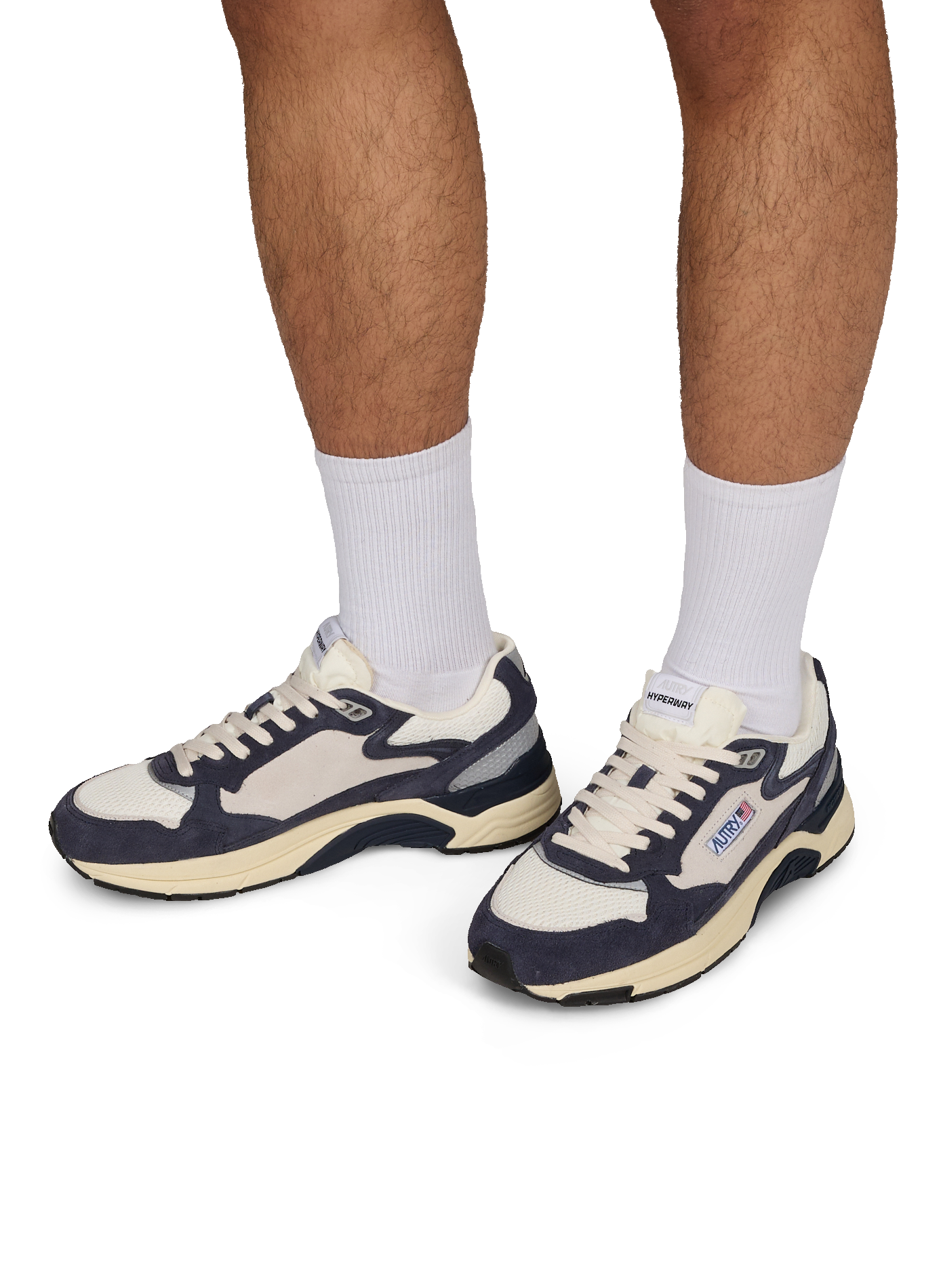 T-shirt brodé à col rond en coton EDEN PARK Blanc