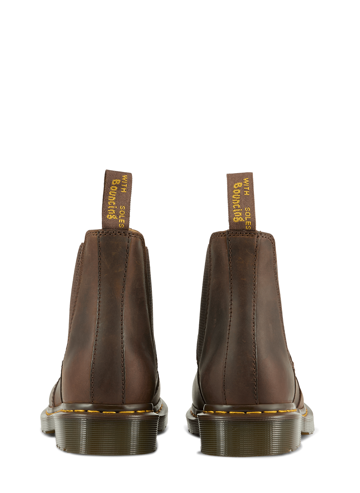 Chelsea boots 2976 in mixed leather DR. MARTENS Brown